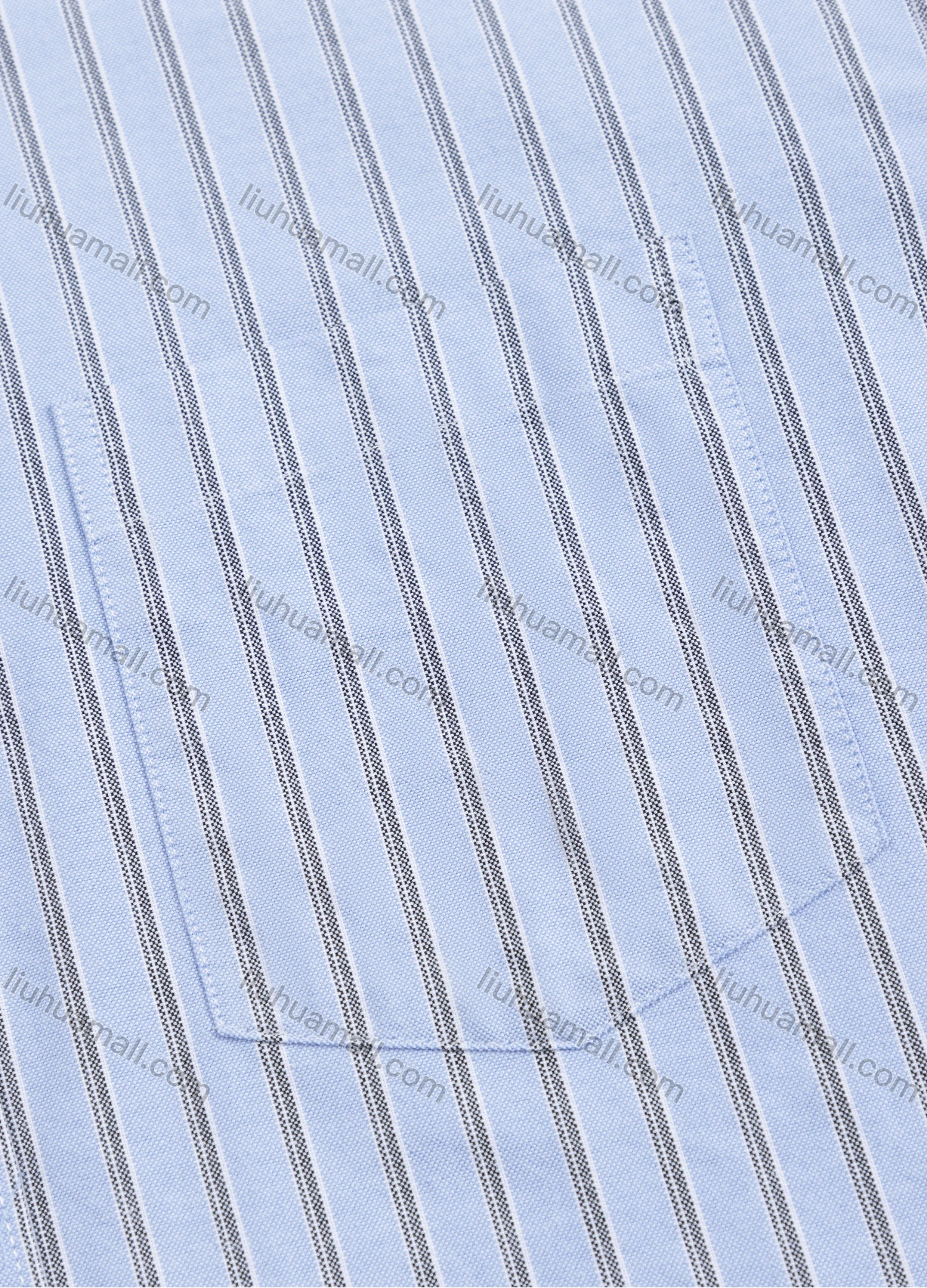 Wholesale Men's Casual Striped Buttons Down Long Sleeve Shirt - Liuhuamall