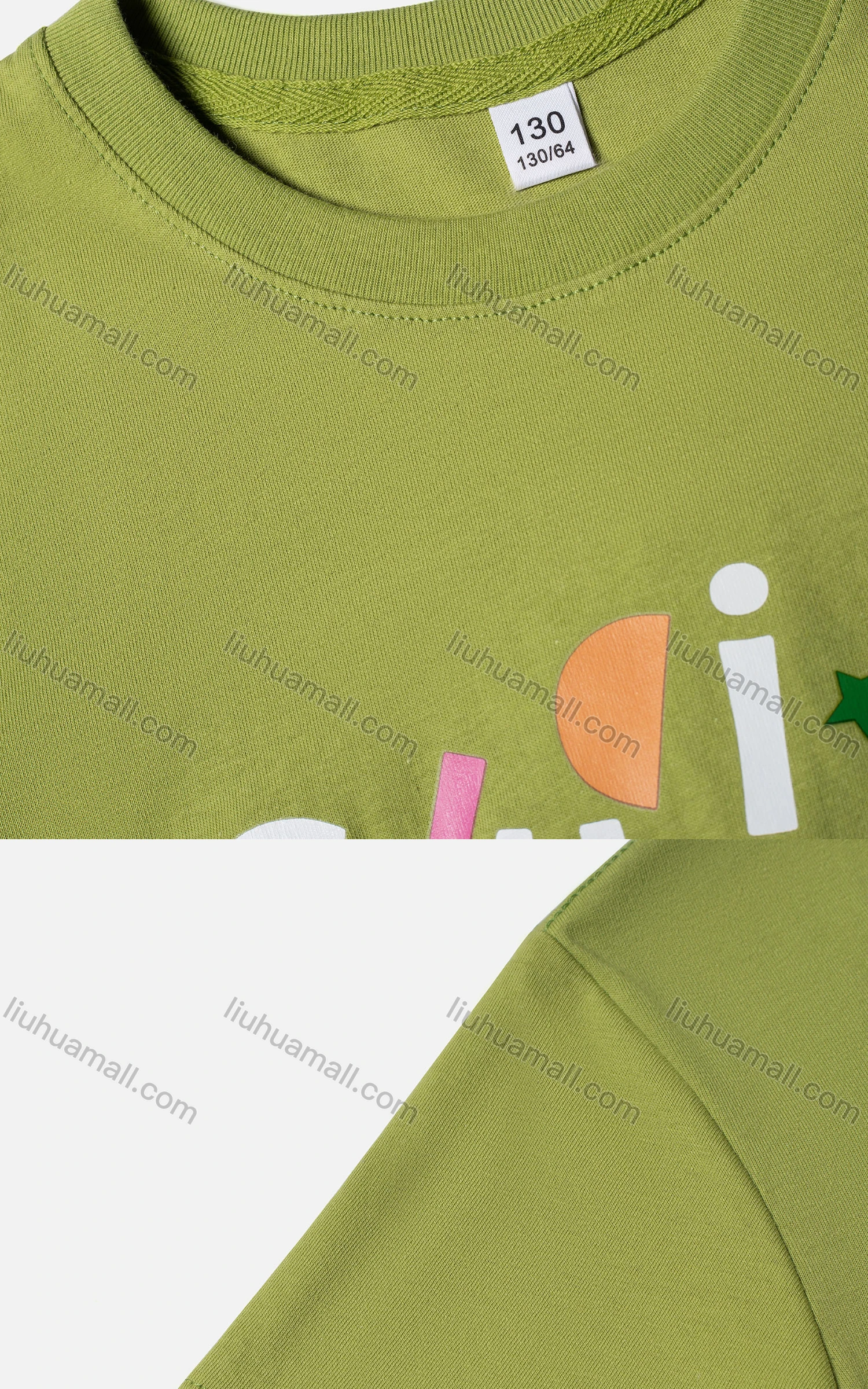 Wholesale Kids' Casual Crew Neck Short Sleeve Cartoon Letter T-shirt 2pcs/3pcs SH8048# - Liuhuamall