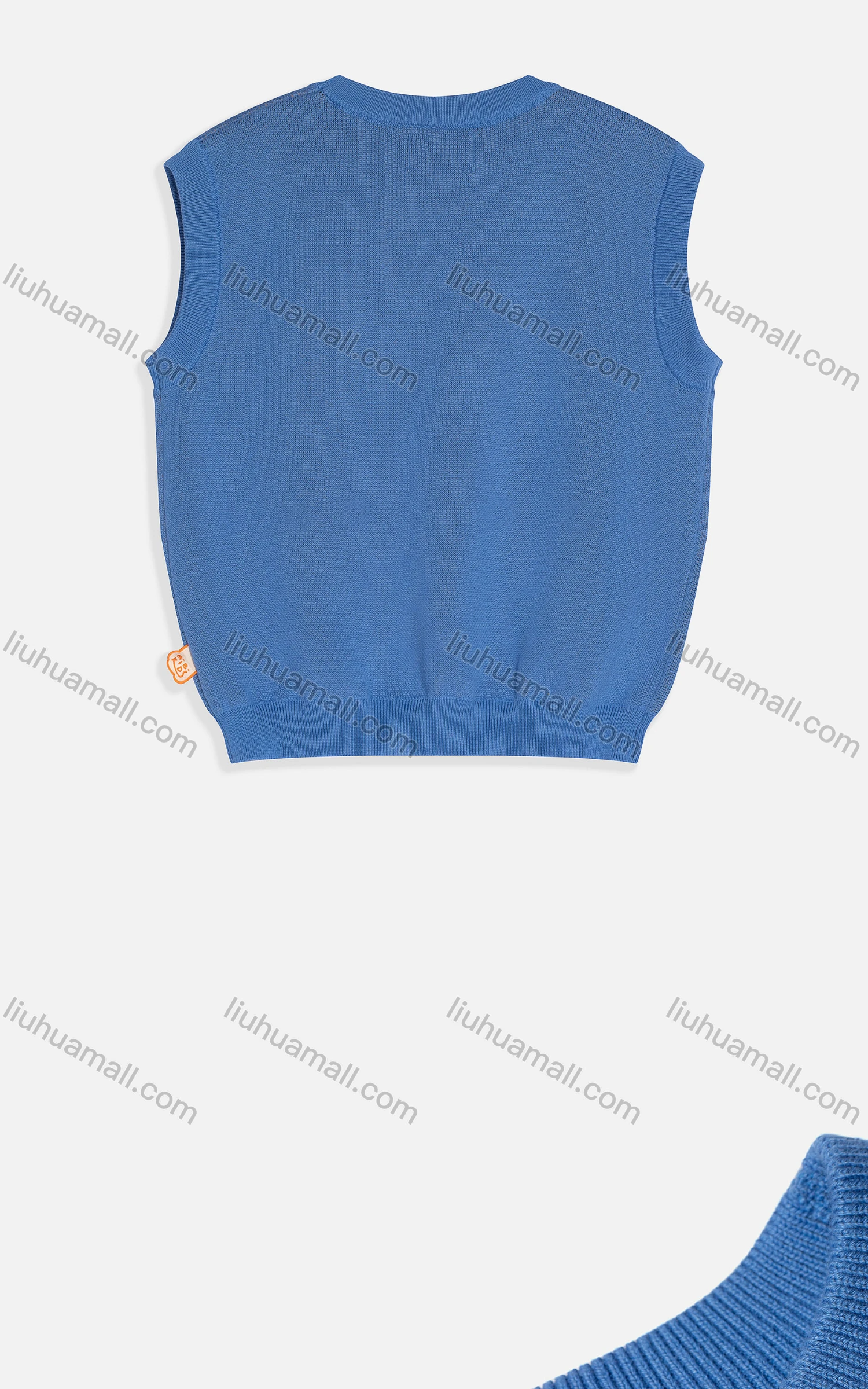Wholesale Kid's Casual Crew Neck Sleeveless Cartoon Graphic Knit Sweater Vest MB23AMY701# - Liuhuamall