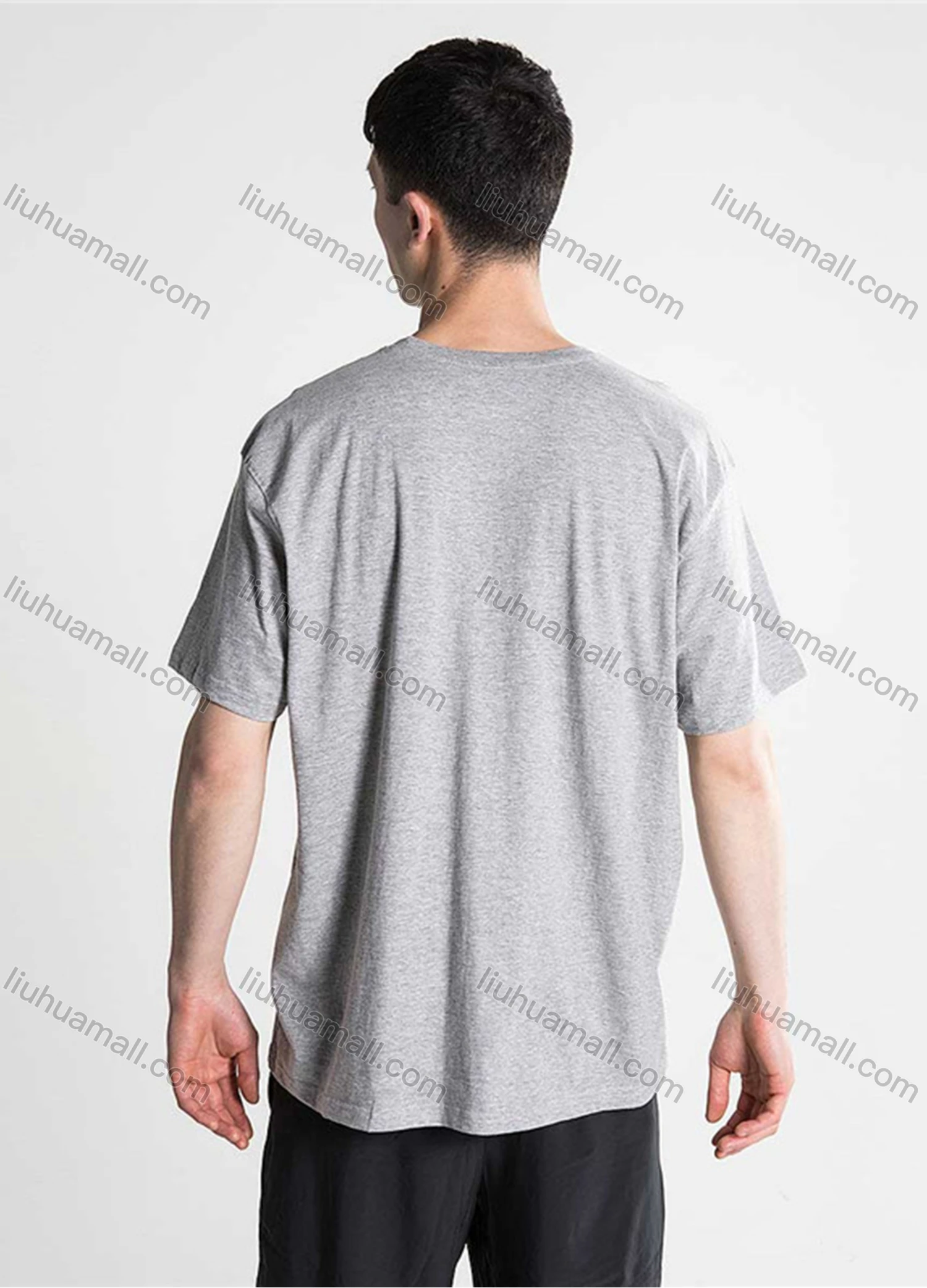 Wholesale Men's Round Neck Short Sleeve Letter Graphic T-Shirt 1801c4660# - Liuhuamall