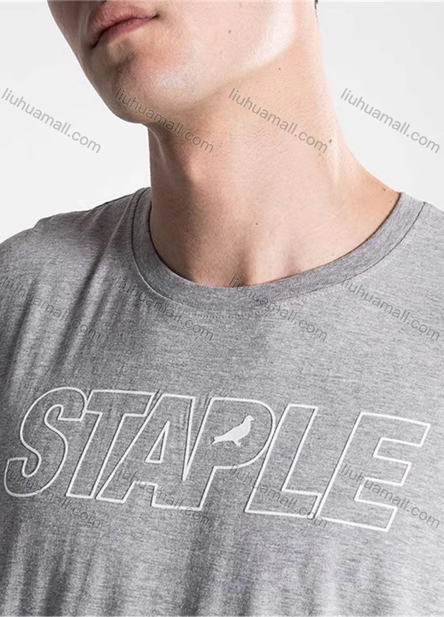 Wholesale Men's Round Neck Short Sleeve Letter Graphic T-Shirt 1801c4660# - Liuhuamall