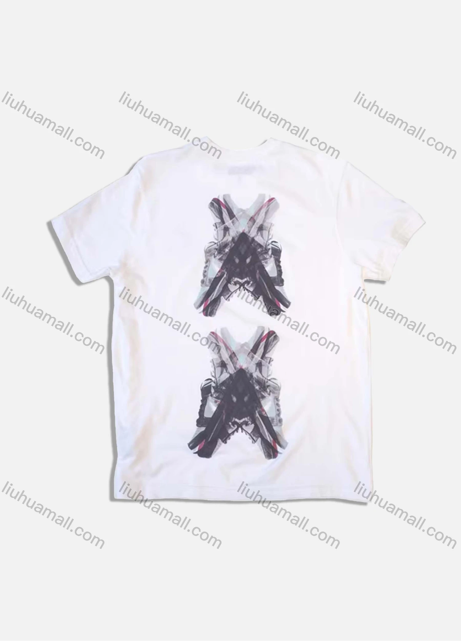 Wholesale Men's Round Neck Short Sleeve Hip-hop Graphic T-Shirt 9987# - Liuhuamall