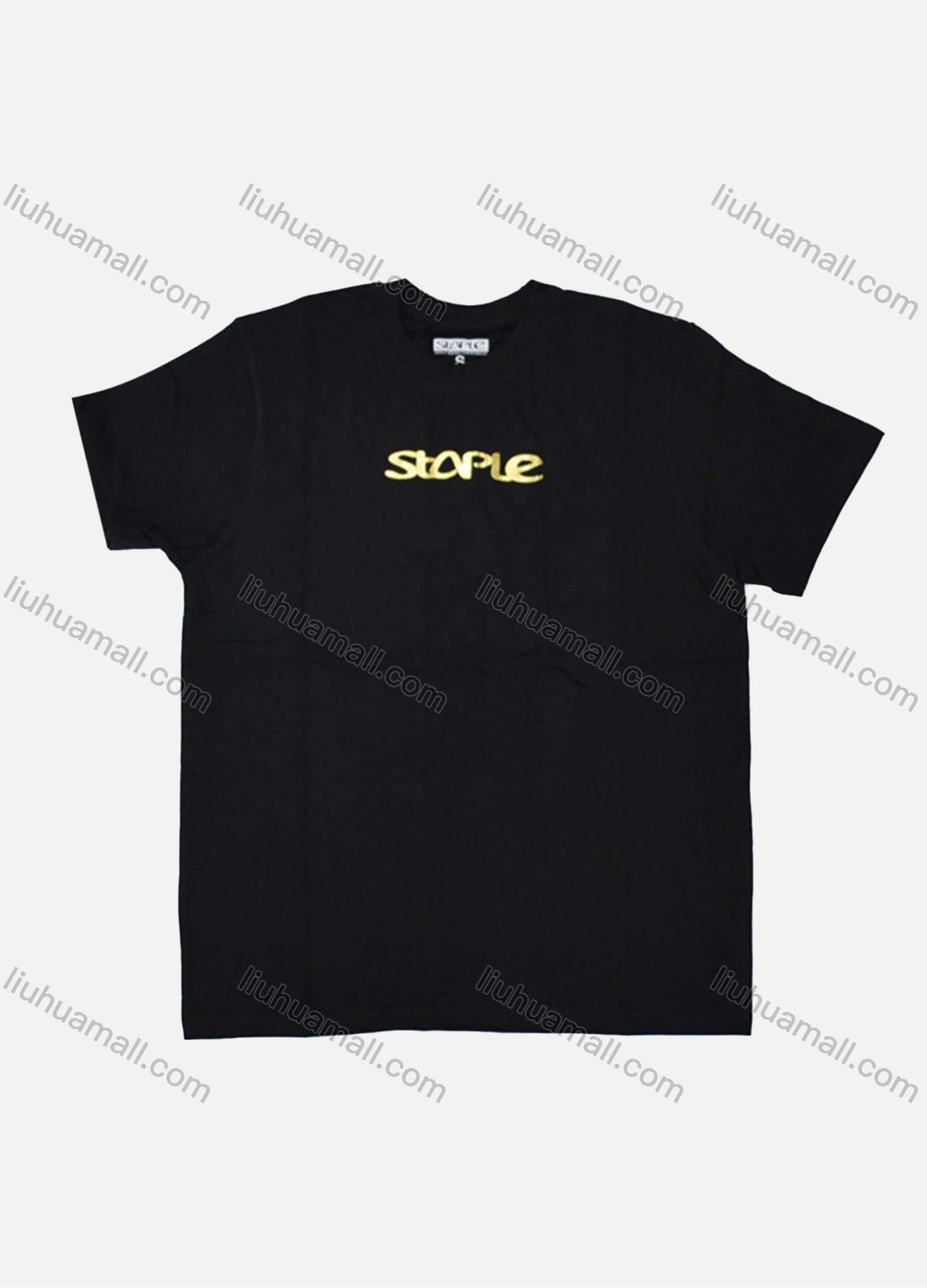Wholesale Men's Basics Round Neck Short Sleeve Letter Graphic T-Shirt 3995# - Liuhuamall