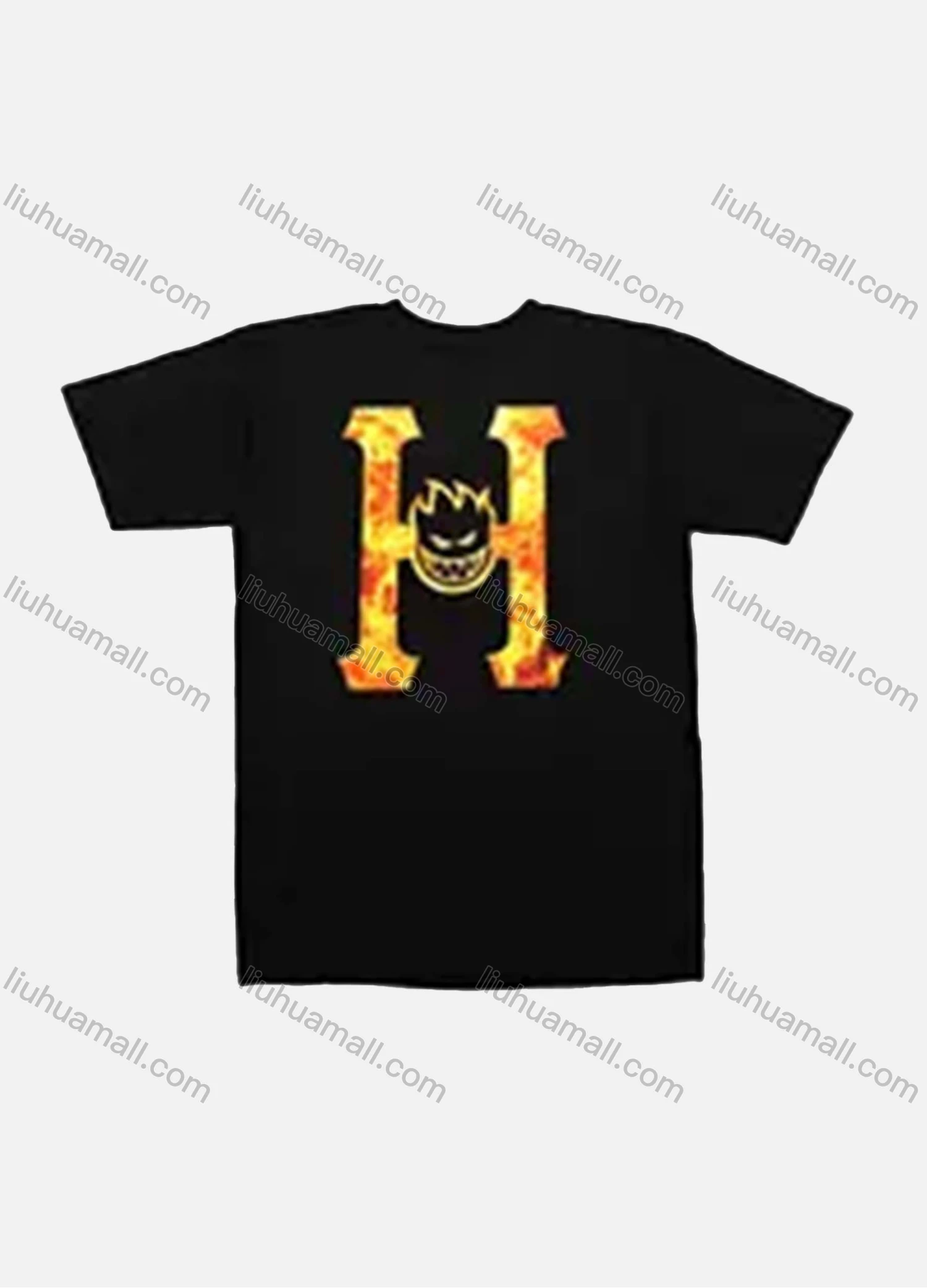 Wholesale Men's Round Neck Short Sleeve Cartoon Graphic T-Shirt TS00739# - Liuhuamall