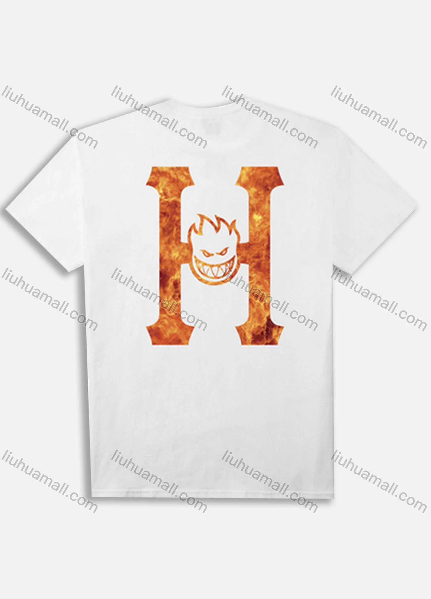 Wholesale Men's Round Neck Short Sleeve Cartoon Graphic T-Shirt TS00739# - Liuhuamall