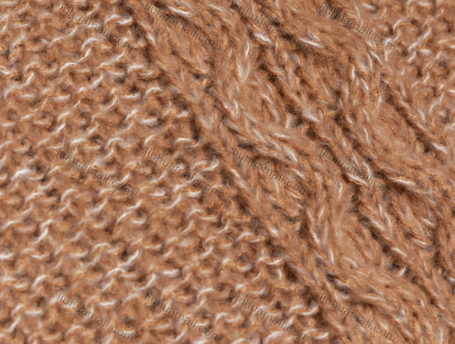 Wholesale Women's Casual Mock Neck Long Sleeve Cable Knit Sweater 6018-11# - Liuhuamall