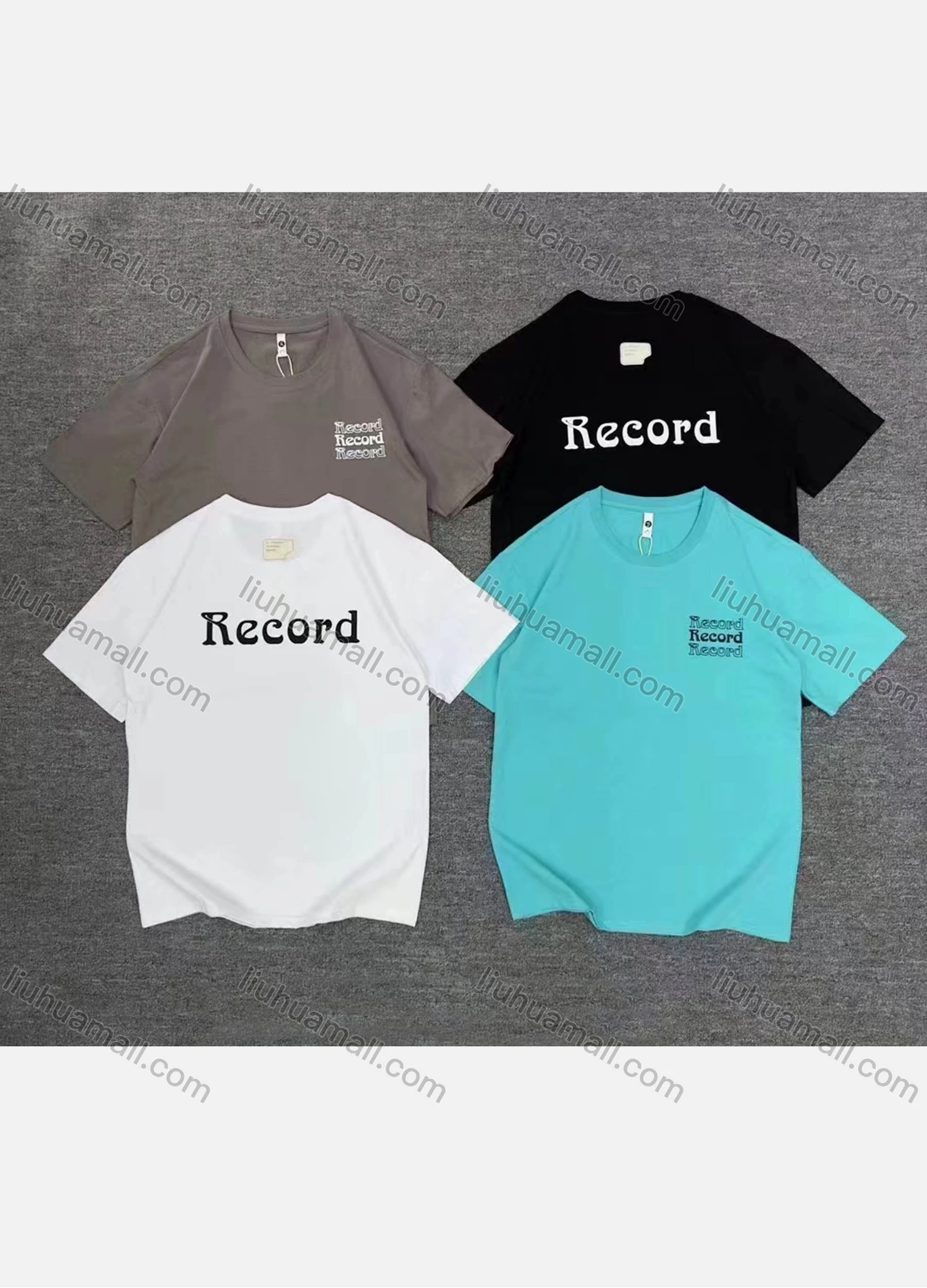 Wholesale Men's Casual Letter Print Short Sleeve Tee - Liuhuamall