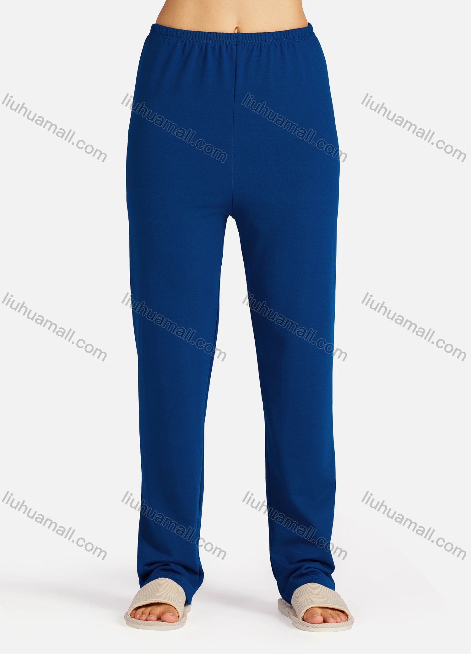 Wholesale Women's Henley Collar Allover Print Long Sleeve Lounge Pajama 2 Piece Set - Liuhuamall