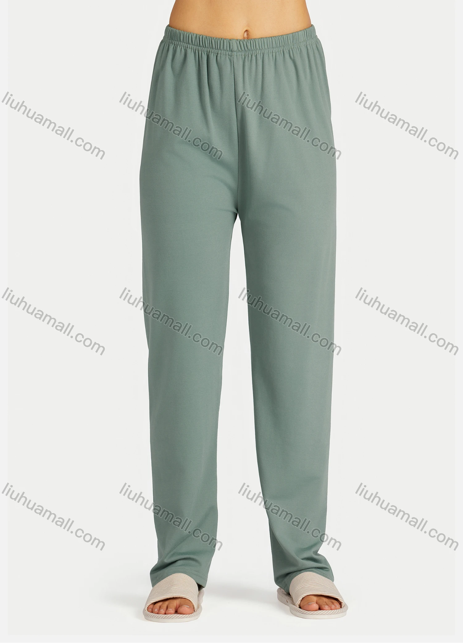 Wholesale Women's Henley Collar Allover Floral Print Bowknot Long Sleeve Lounge Pajama 2 Piece Set - Liuhuamall