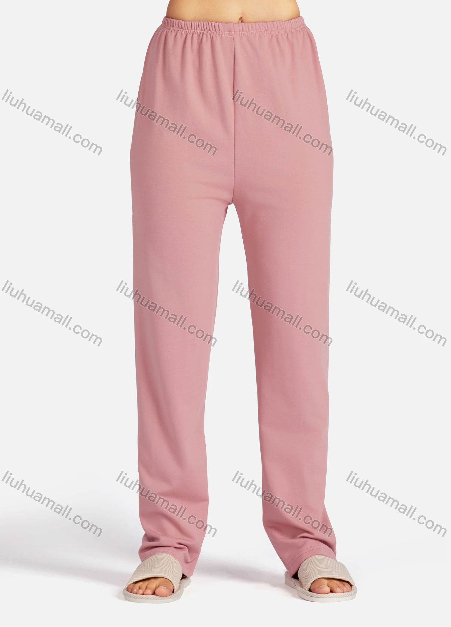 Wholesale Women's Embroidery Collared Allover Floral Print Long Sleeve Lounge Pajama 2 Piece Set - Liuhuamall