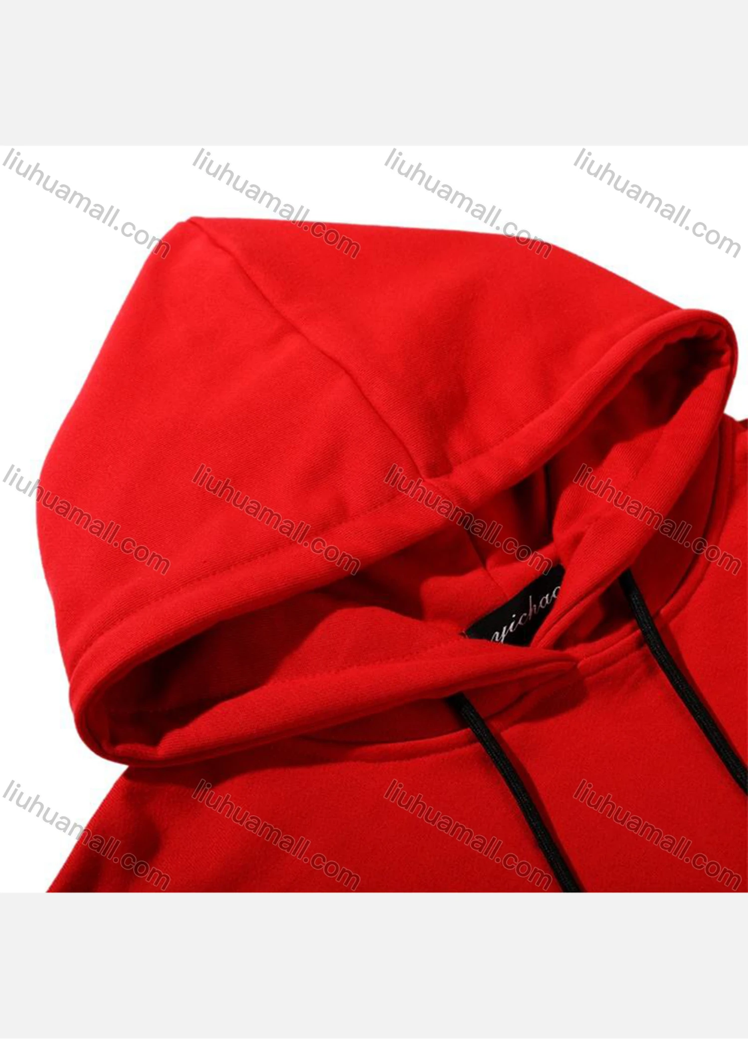 Wholesale Men's Casual Plain Sweatshirt Unisex Long Sleeve Pullover Hoodie With Kangaroo Pocket Custom 1802F# - Liuhuamall