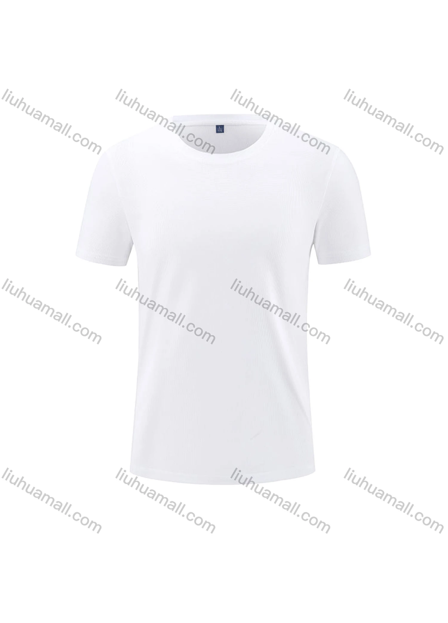 Wholesale Men's Fashion Breathable Grid Oversized Crew Neck Casual Plain Short Sleeve JHS-W23058# - Liuhuamall