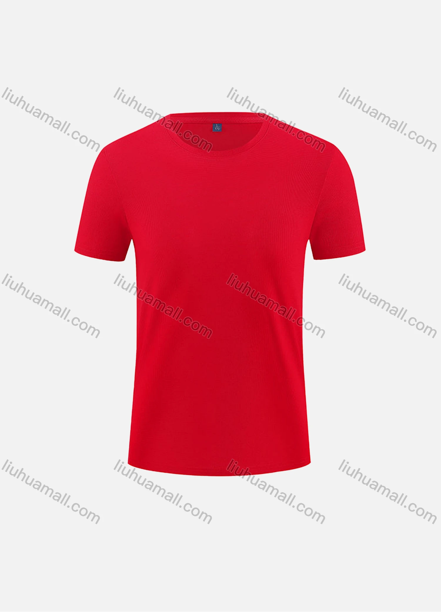 Wholesale Men's Fashion Breathable Grid Oversized Crew Neck Casual Plain Short Sleeve JHS-W23058# - Liuhuamall