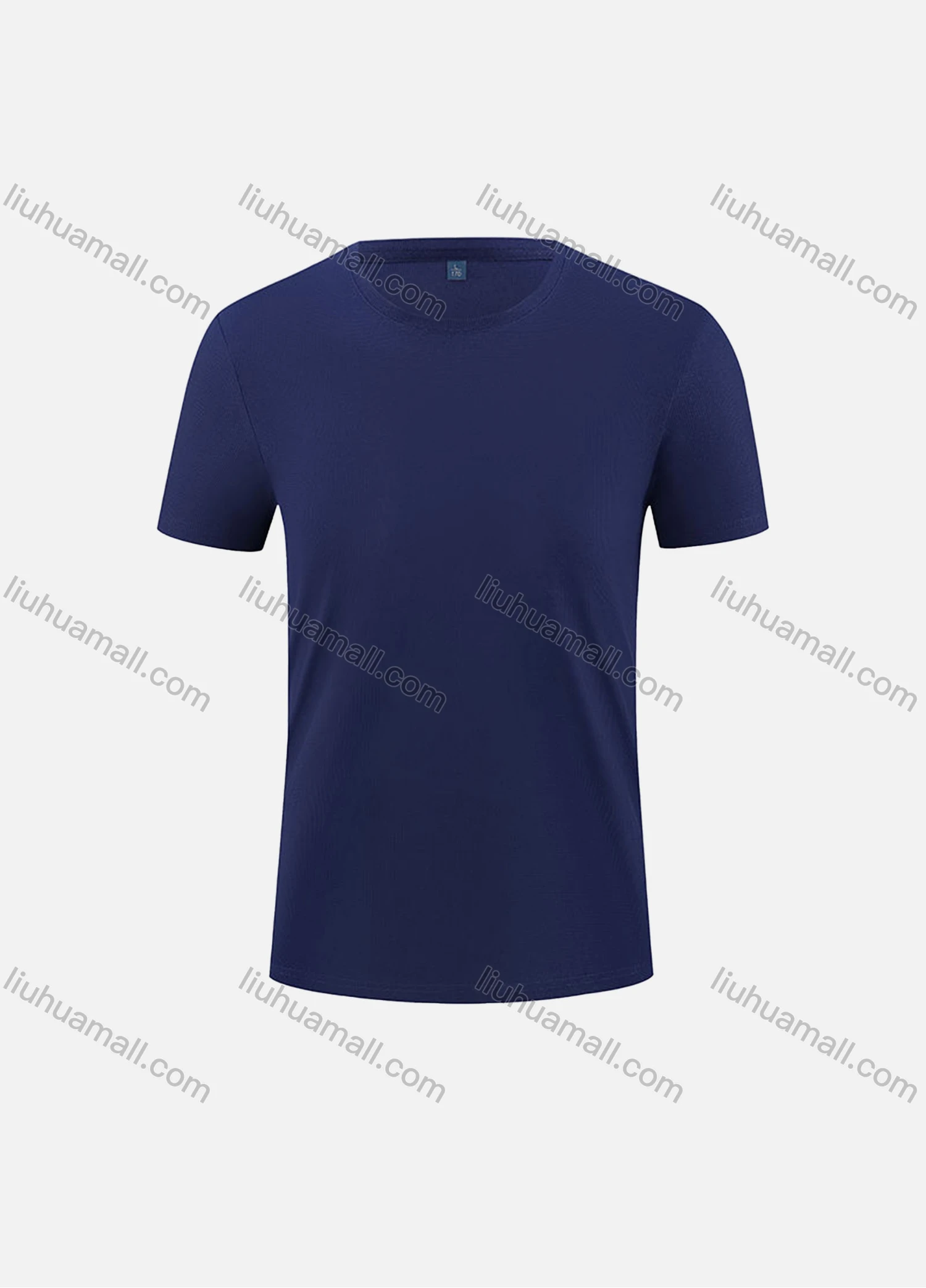 Wholesale Men's Fashion Breathable Grid Oversized Crew Neck Casual Plain Short Sleeve JHS-W23058# - Liuhuamall