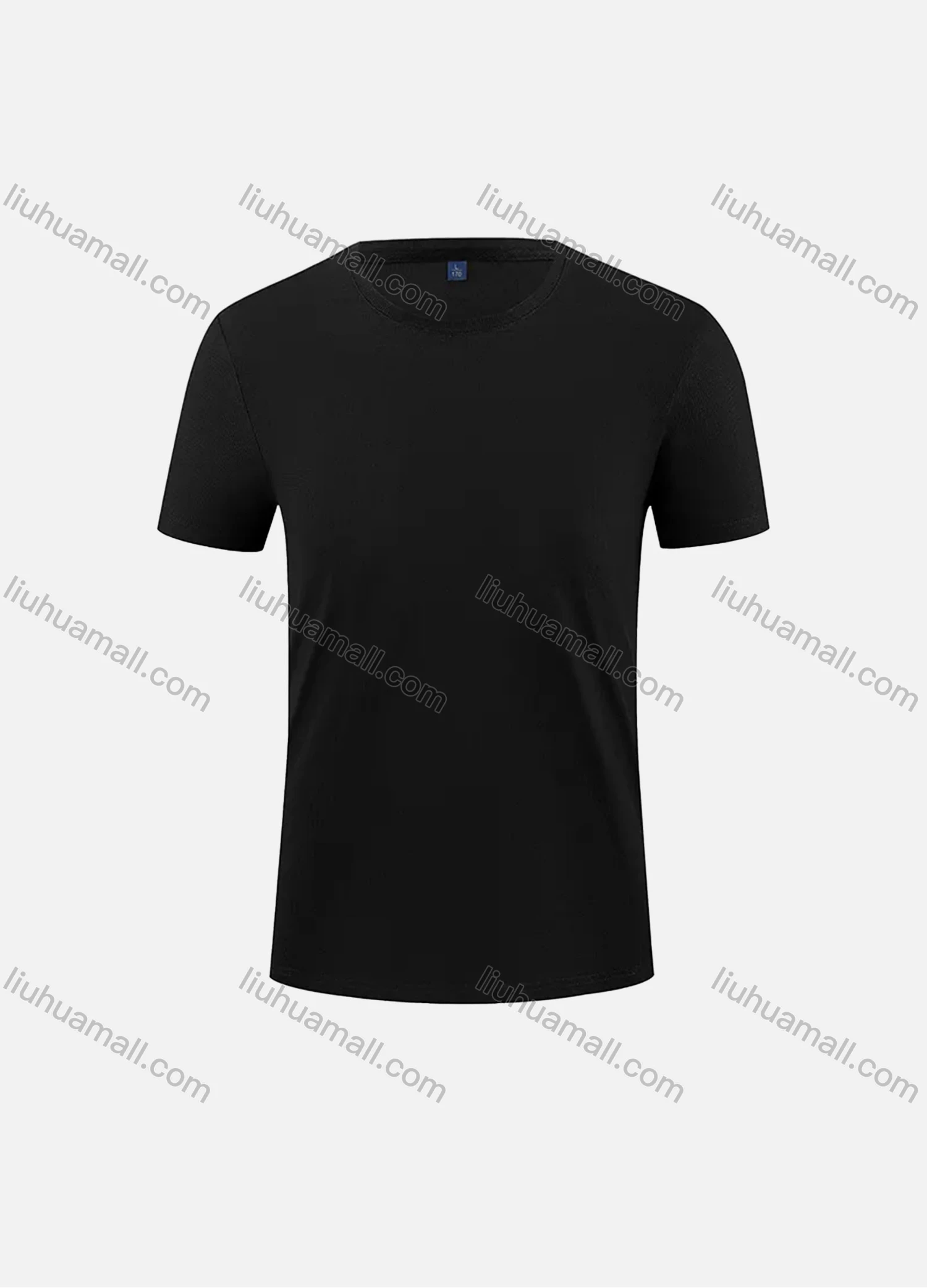 Wholesale Men's Fashion Breathable Grid Oversized Crew Neck Casual Plain Short Sleeve JHS-W23058# - Liuhuamall