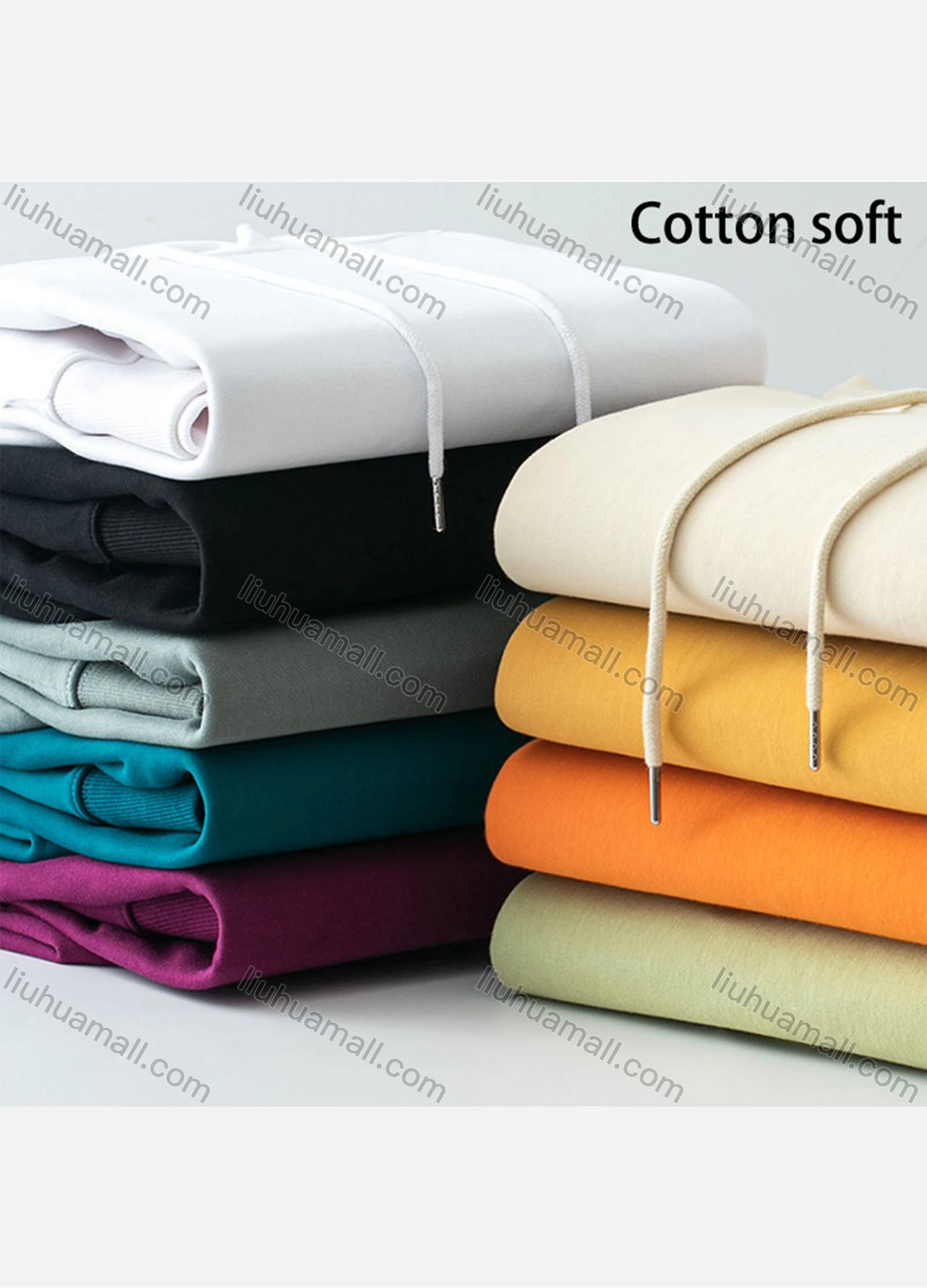 Wholesale Men's Basic Plain Jogging Sweatshirt Pullover Kangaroo Pocket Hoodie With Shorts 2 Piece Set JM-FSBH9999+JM-FS456# - Liuhuamall