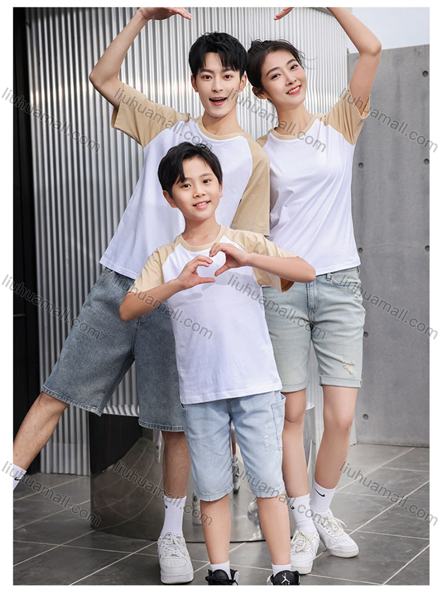 Wholesale Men's Custom Round Neck Unisex Raglan Sleeve Colorblock Soft Beathable T-Shirt TS783# - Liuhuamall