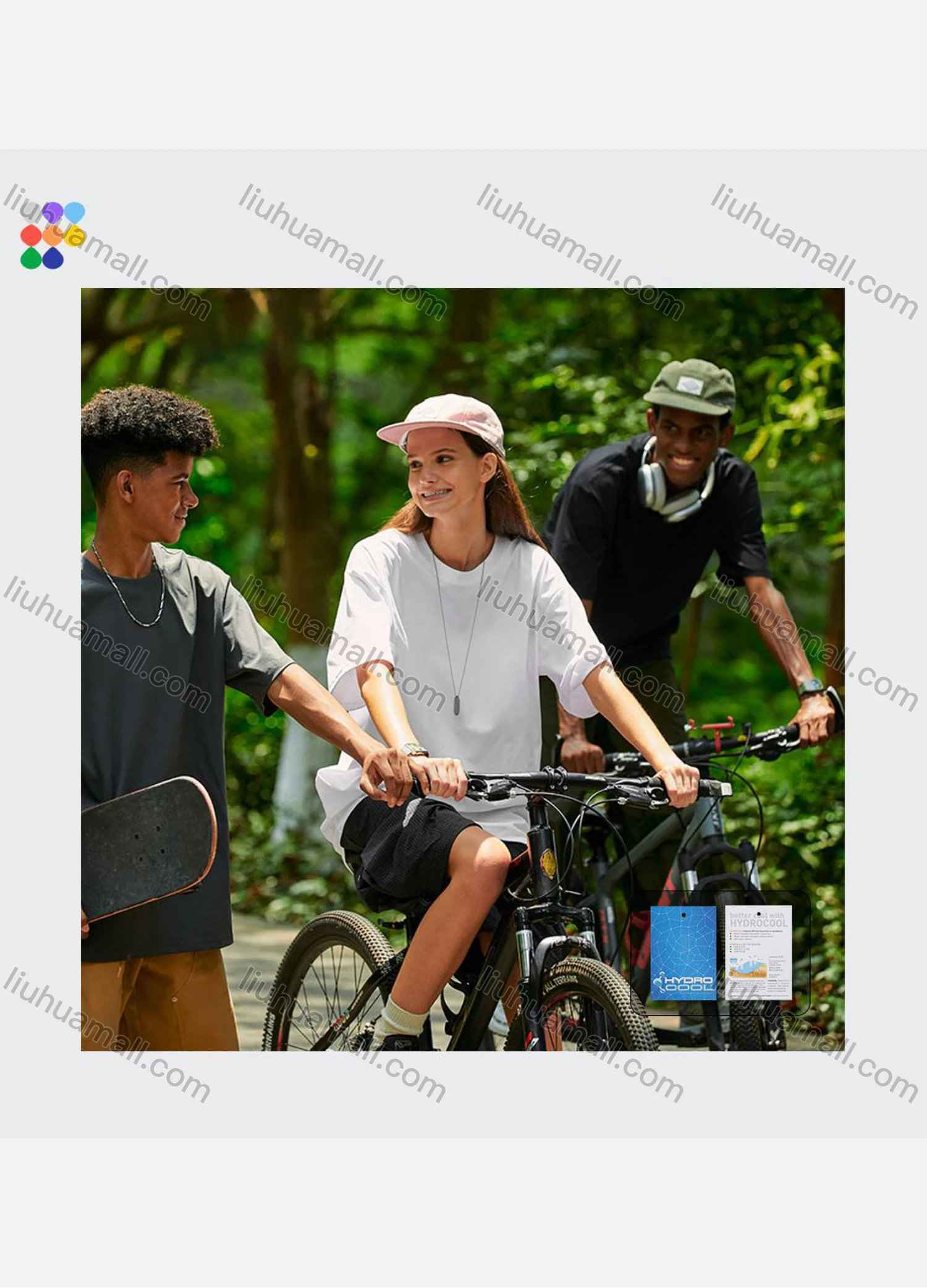 Wholesale Men's Casual Plain Round Neck Short Sleeve Hydrocool T-Shirts 175SS# - Liuhuamall