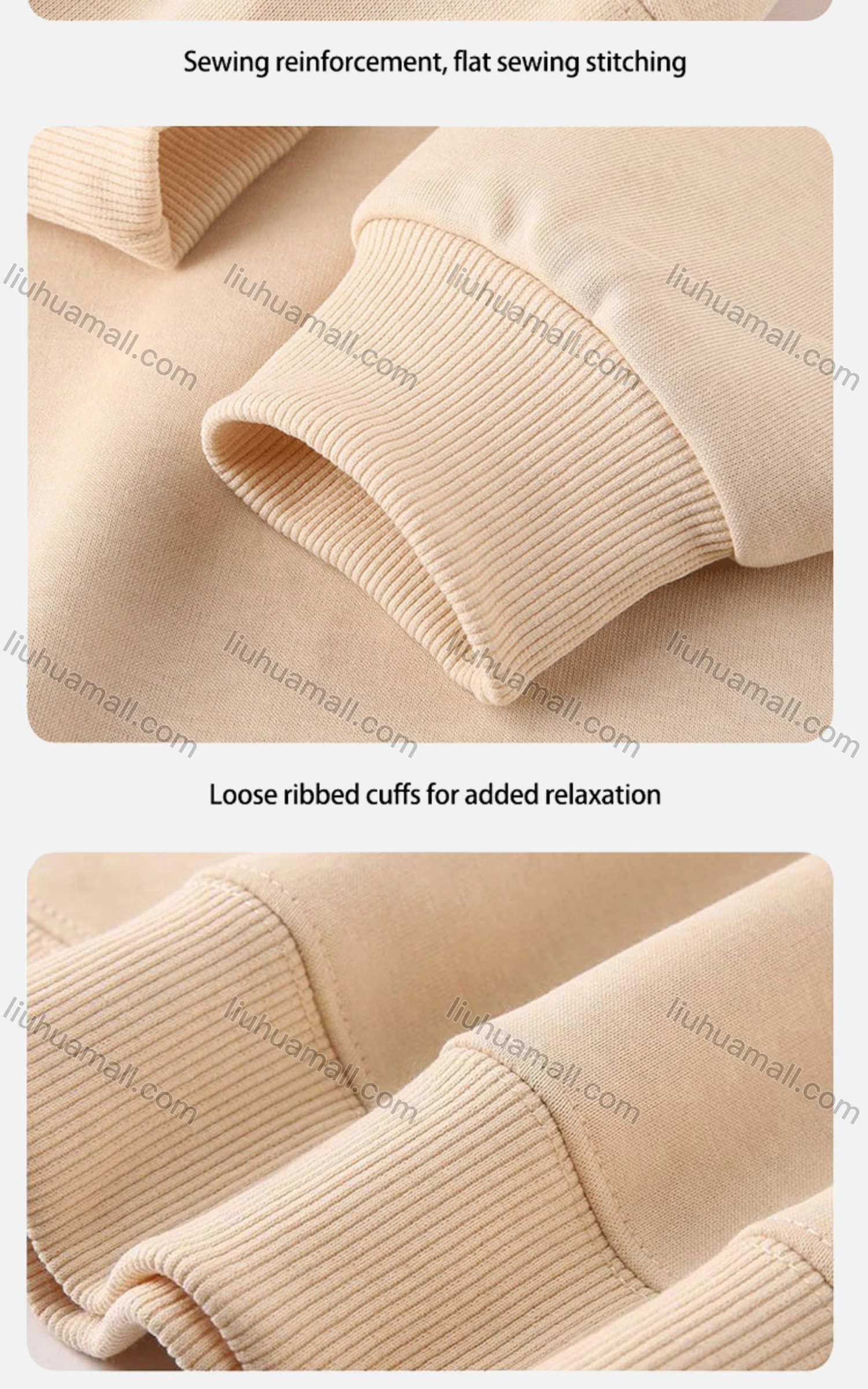 Wholesale Men's Casual Plain Crew Neck Long Sleeve Sweatshirt 677# - Liuhuamall
