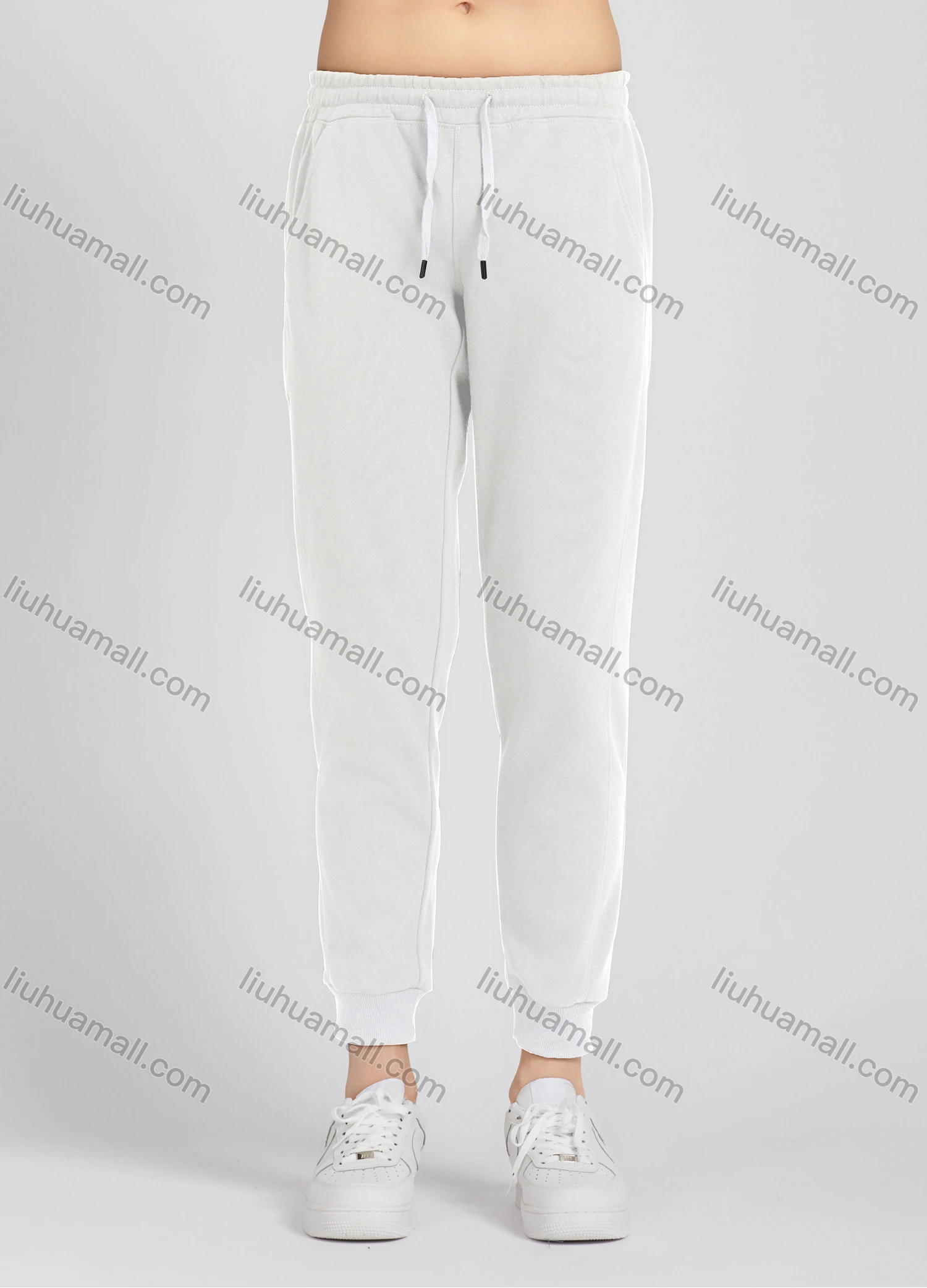 Wholesale Men's Casual Plain Drawstring Sporty Jogger Sweatpants 687# - Liuhuamall