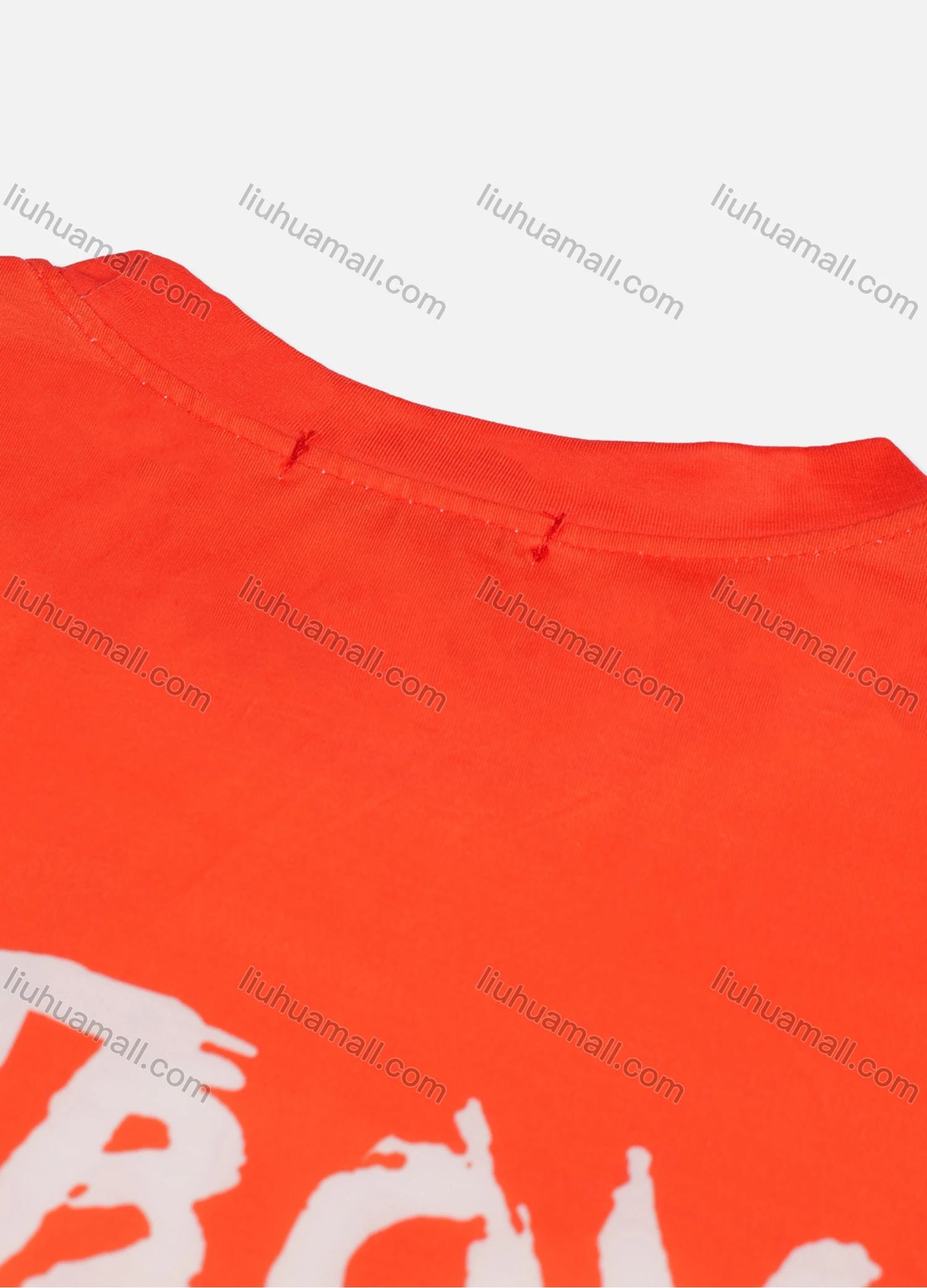 Wholesale Men's Casual Letter Figure Splicing Colorblock Round Neck Short Sleeve T-Shirt - Liuhuamall