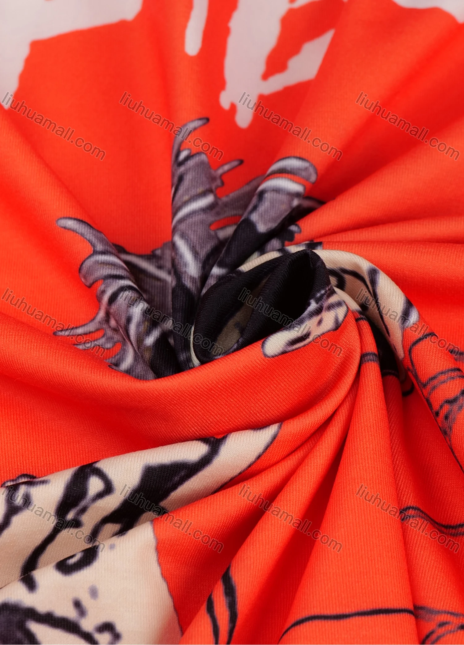 Wholesale Men's Casual Letter Figure Splicing Colorblock Round Neck Short Sleeve T-Shirt - Liuhuamall