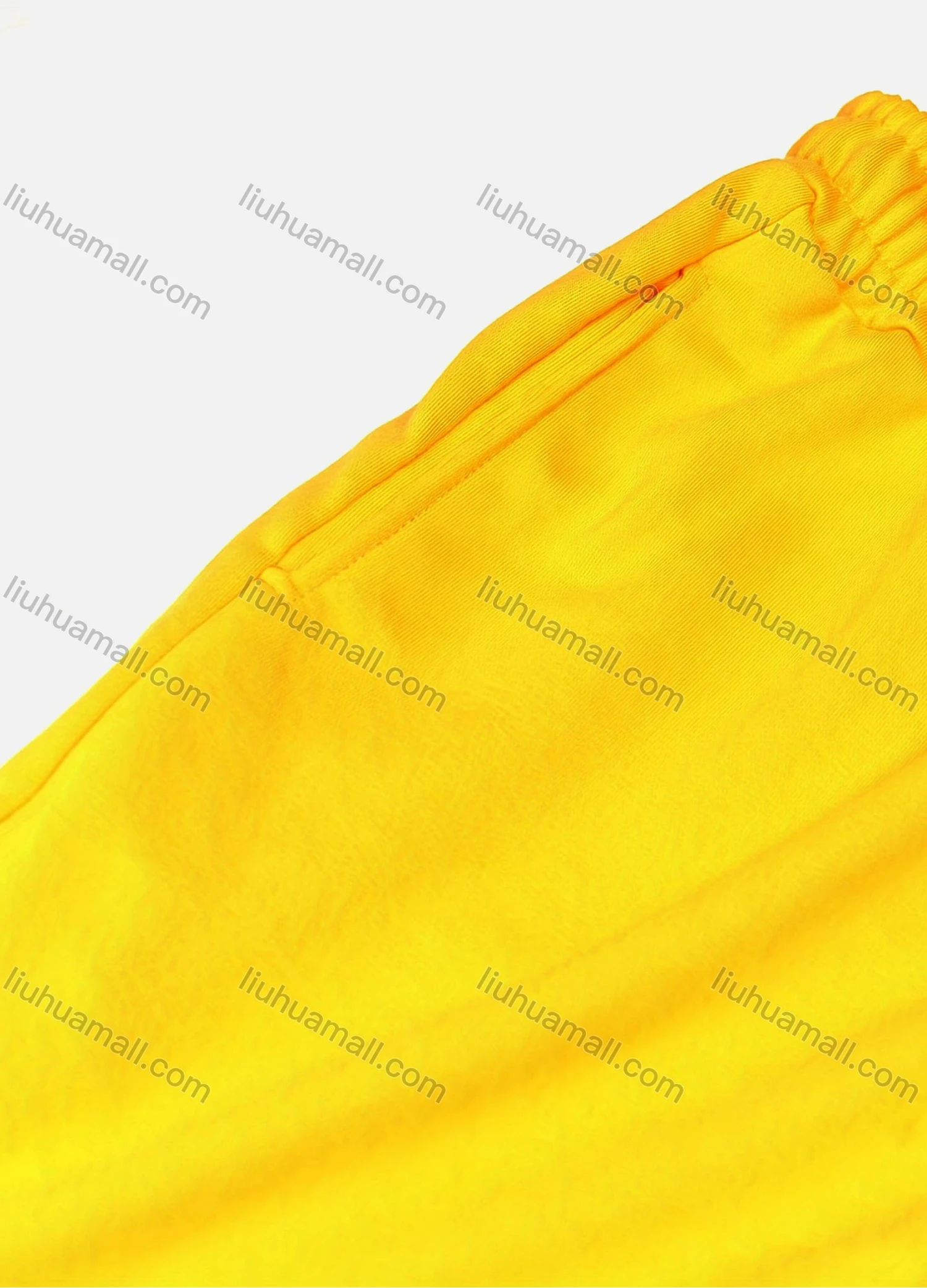 Wholesale Men's Casual Plain Drawstring Sporty Pockets Shorts Yellow# - Liuhuamall