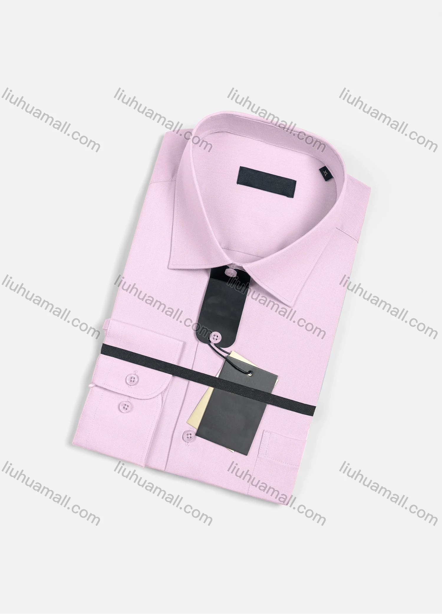 Wholesale Men's Casual Plain Long Sleeve Patch Pocket Button Down Shirt R2225-3# - Liuhuamall