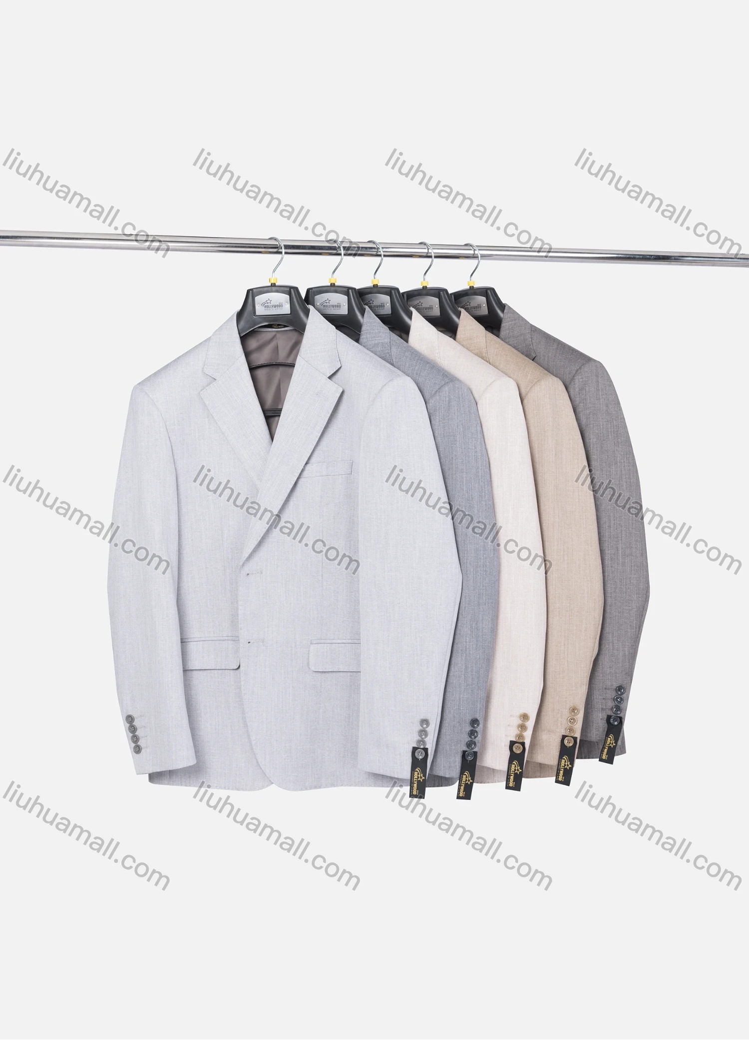 Wholesale Men's Formal Plain Two Button Blazer Jacket & Pants 2 Piece Suit Set 32309# - Liuhuamall