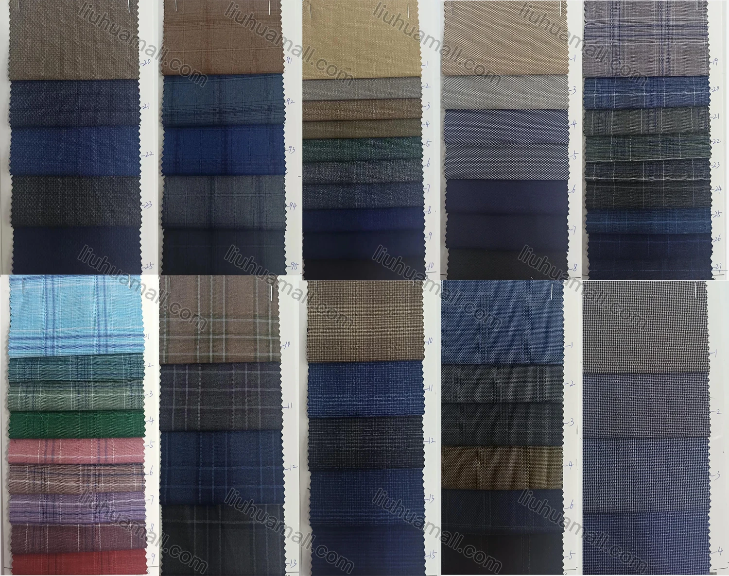 Wholesale Men's Formal Two Button Plain Blazer Jacket & Pants 2 Piece Suit Set X7408# - Liuhuamall