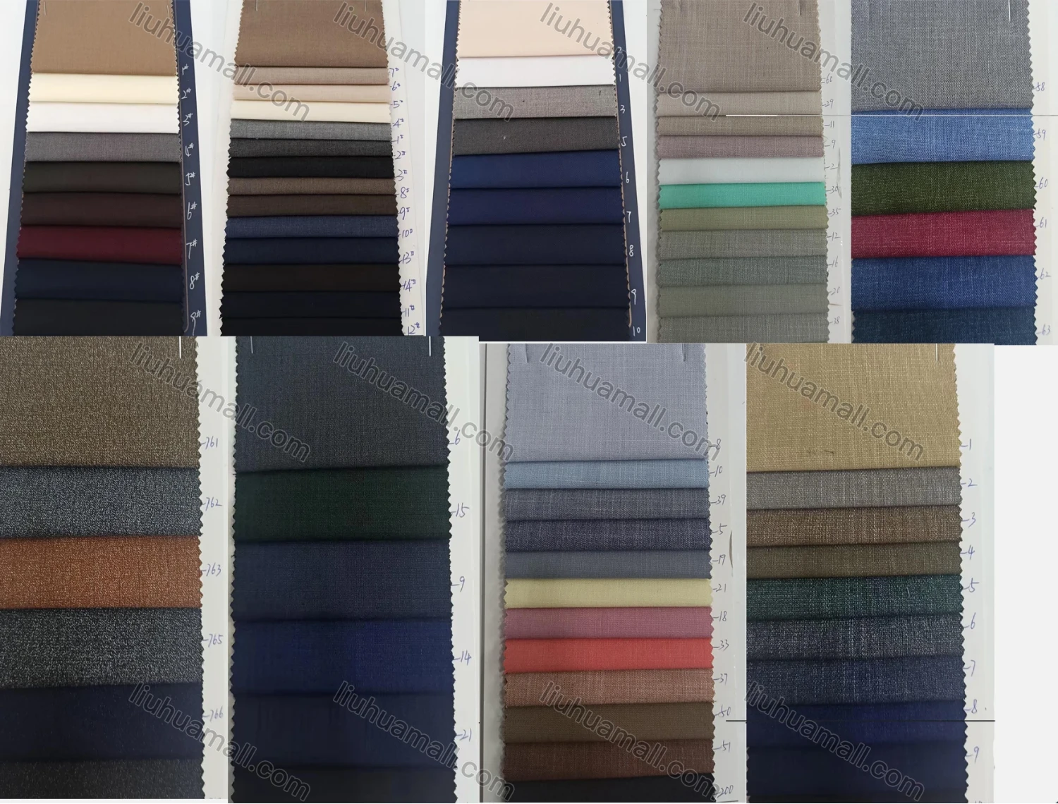 Wholesale Men's Formal Lapel Plain Long Sleeve Two Button Blazer Jackets 15088# - Liuhuamall