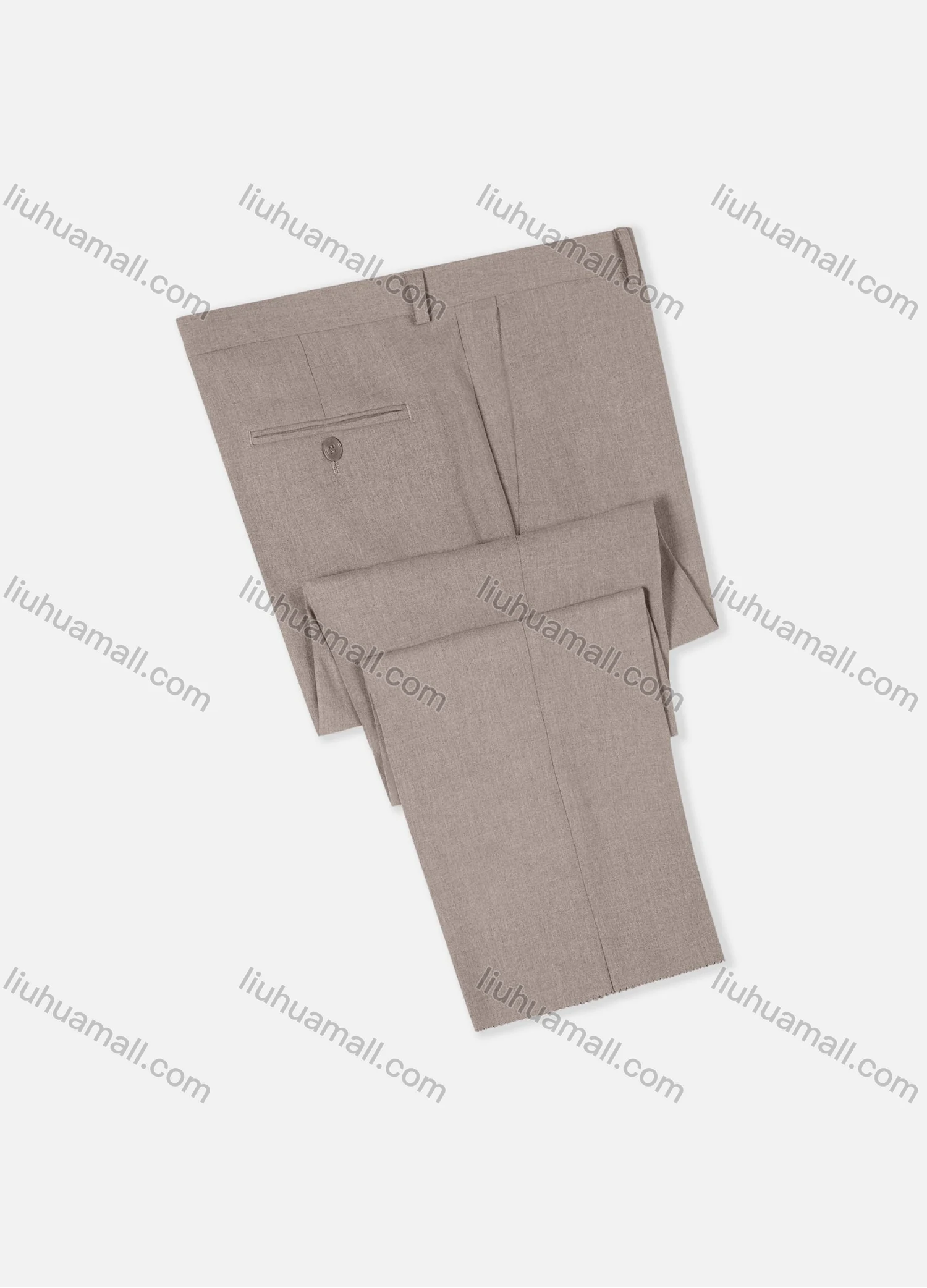 Wholesale Men's Formal Business Plain Ankle Length Straight Leg Suit Pants 978# - Liuhuamall