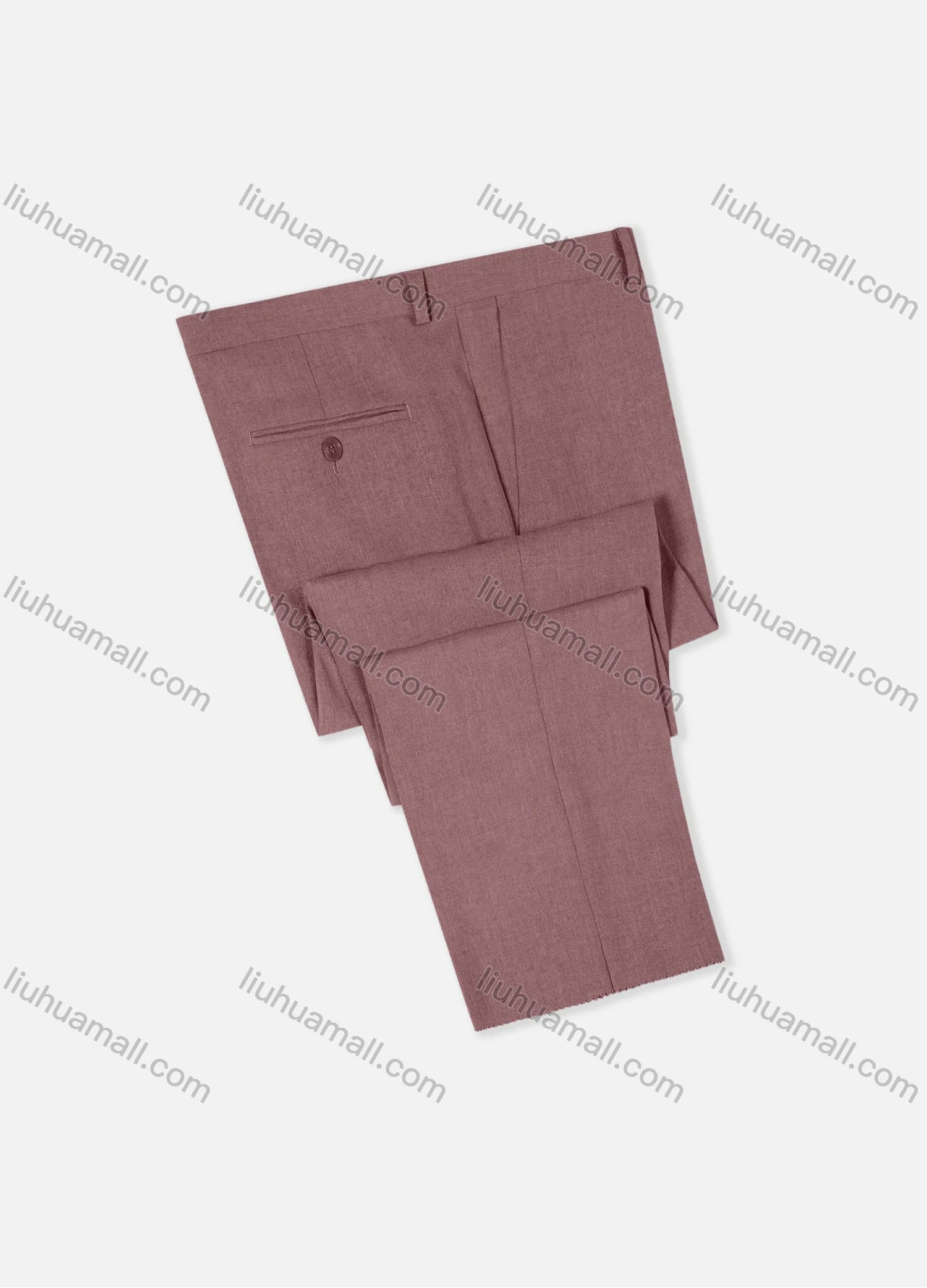 Wholesale Men's Formal Business Plain Ankle Length Straight Leg Suit Pants 978# - Liuhuamall