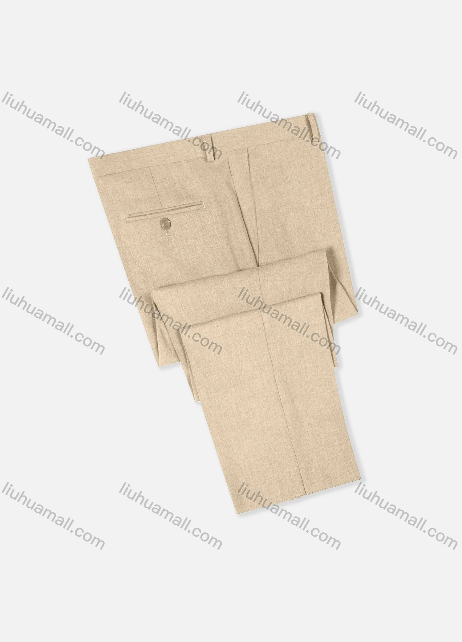 Wholesale Men's Formal Business Plain Ankle Length Straight Leg Suit Pants 978# - Liuhuamall