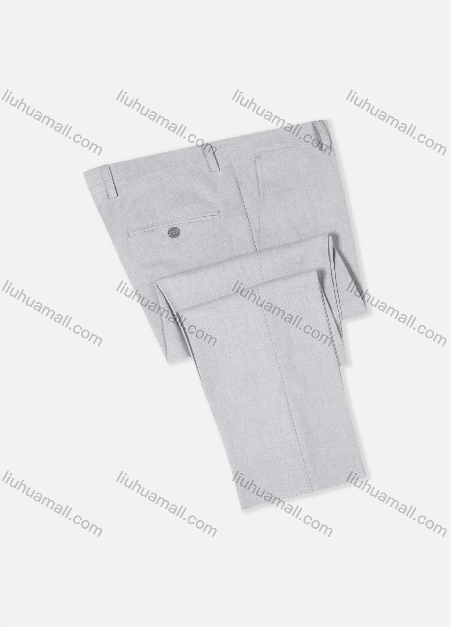 Wholesale Men's Formal Business Plain Ankle Length Straight Leg Suit Pants 978# - Liuhuamall