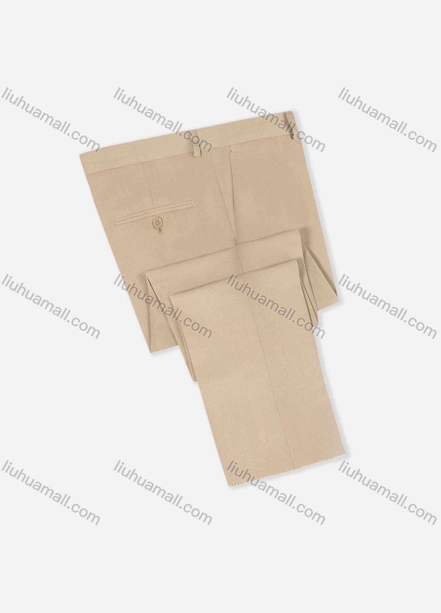 Wholesale Men's Formal Business Plain Ankle Length Straight Leg Suit Pants 721185# - Liuhuamall