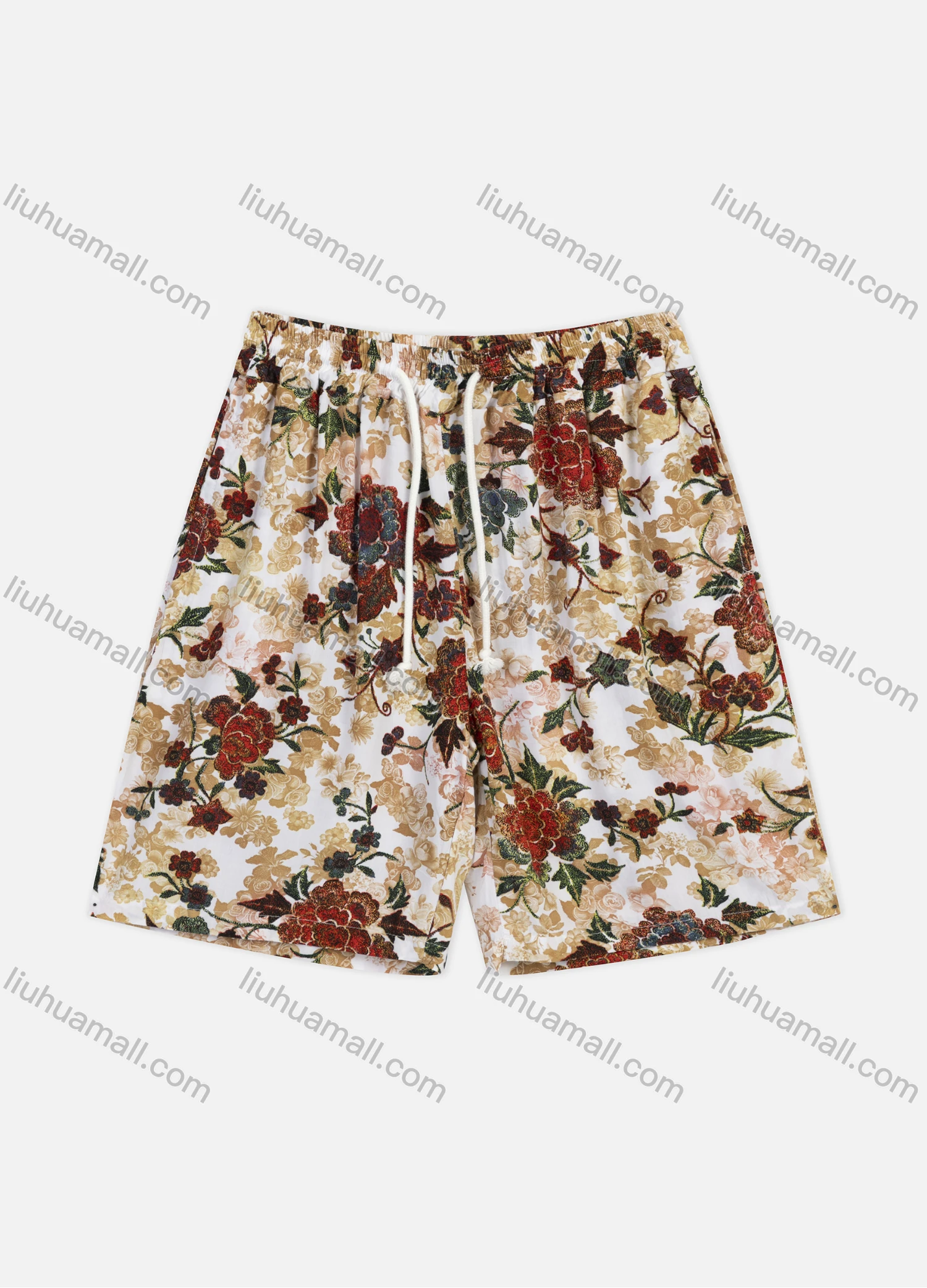 Wholesale Men's Casual Allover Print Short Sleeve Shirts & Shorts 2 Piece Set 1Y1A0900# - Liuhuamall