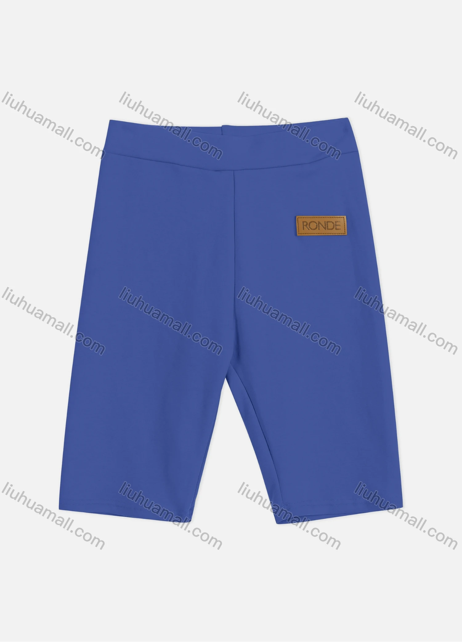 Wholesale Women's Athletic Plain Elastic High Waist Running Biker Shorts 1Y1A0891# - Liuhuamall