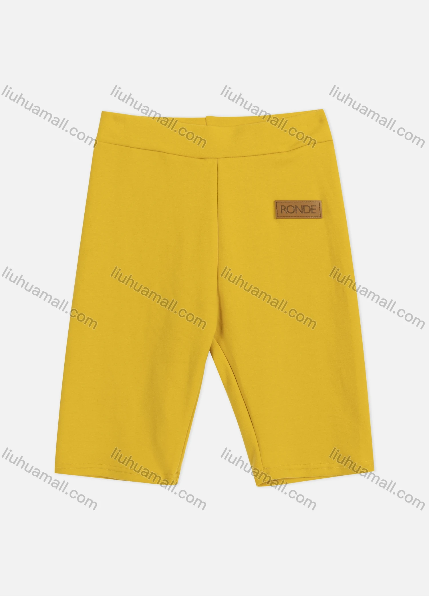 Wholesale Women's Athletic Plain Elastic High Waist Running Biker Shorts 1Y1A0891# - Liuhuamall