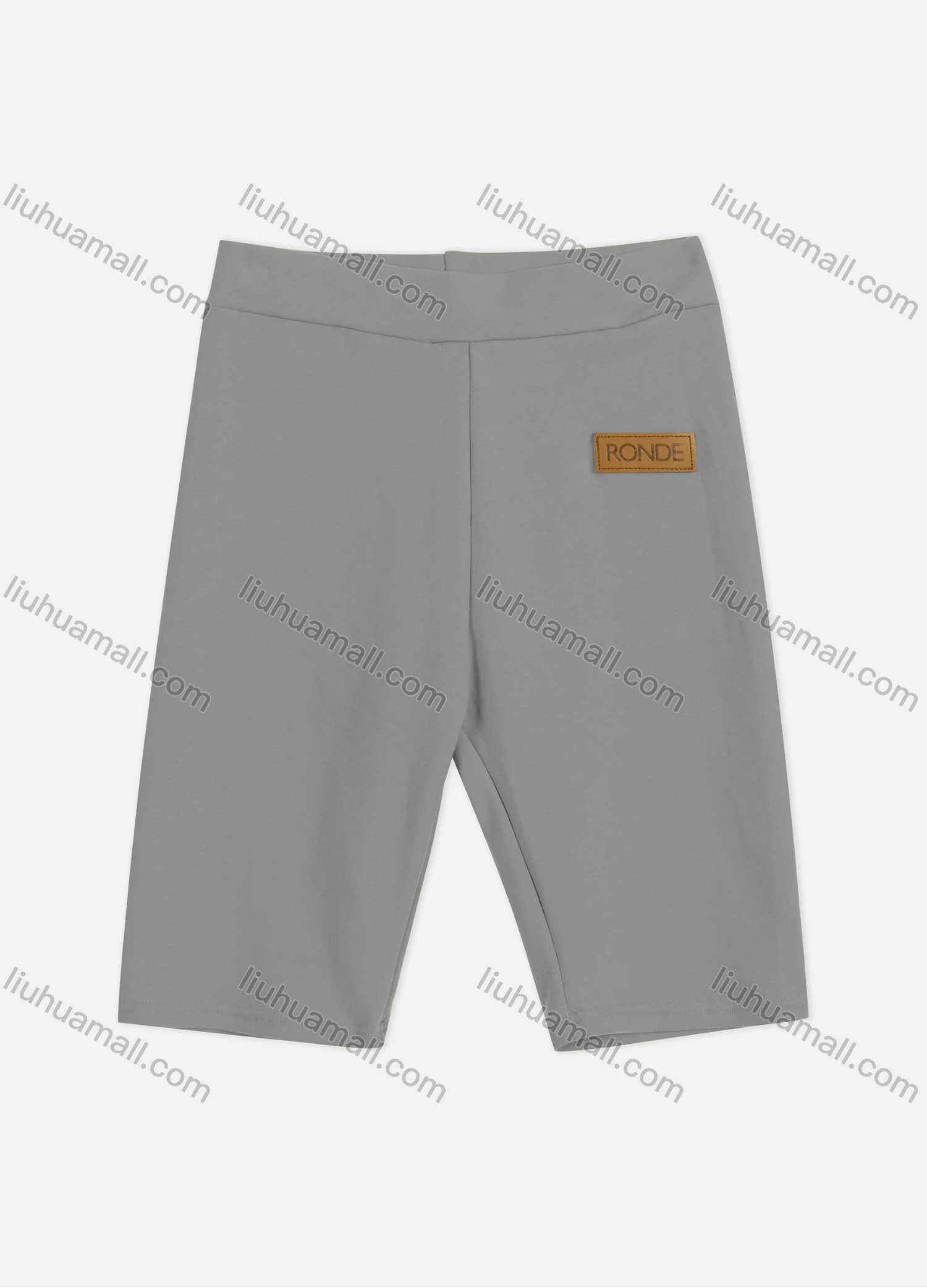 Wholesale Women's Athletic Plain Elastic High Waist Running Biker Shorts 1Y1A0891# - Liuhuamall