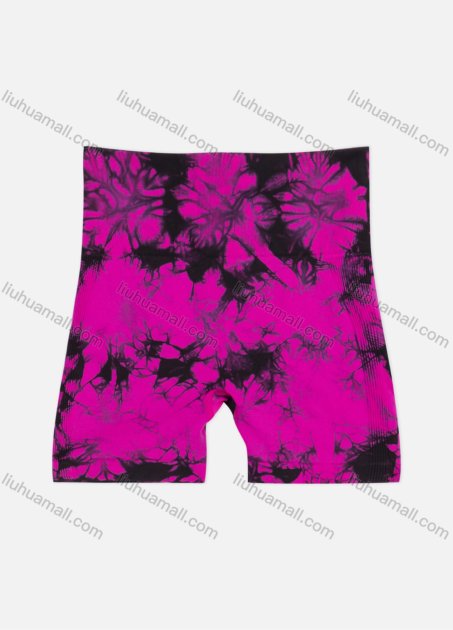 Wholesale Women's Athletic Tie Dye High Waist Shorts 1Y1A0895# - Liuhuamall
