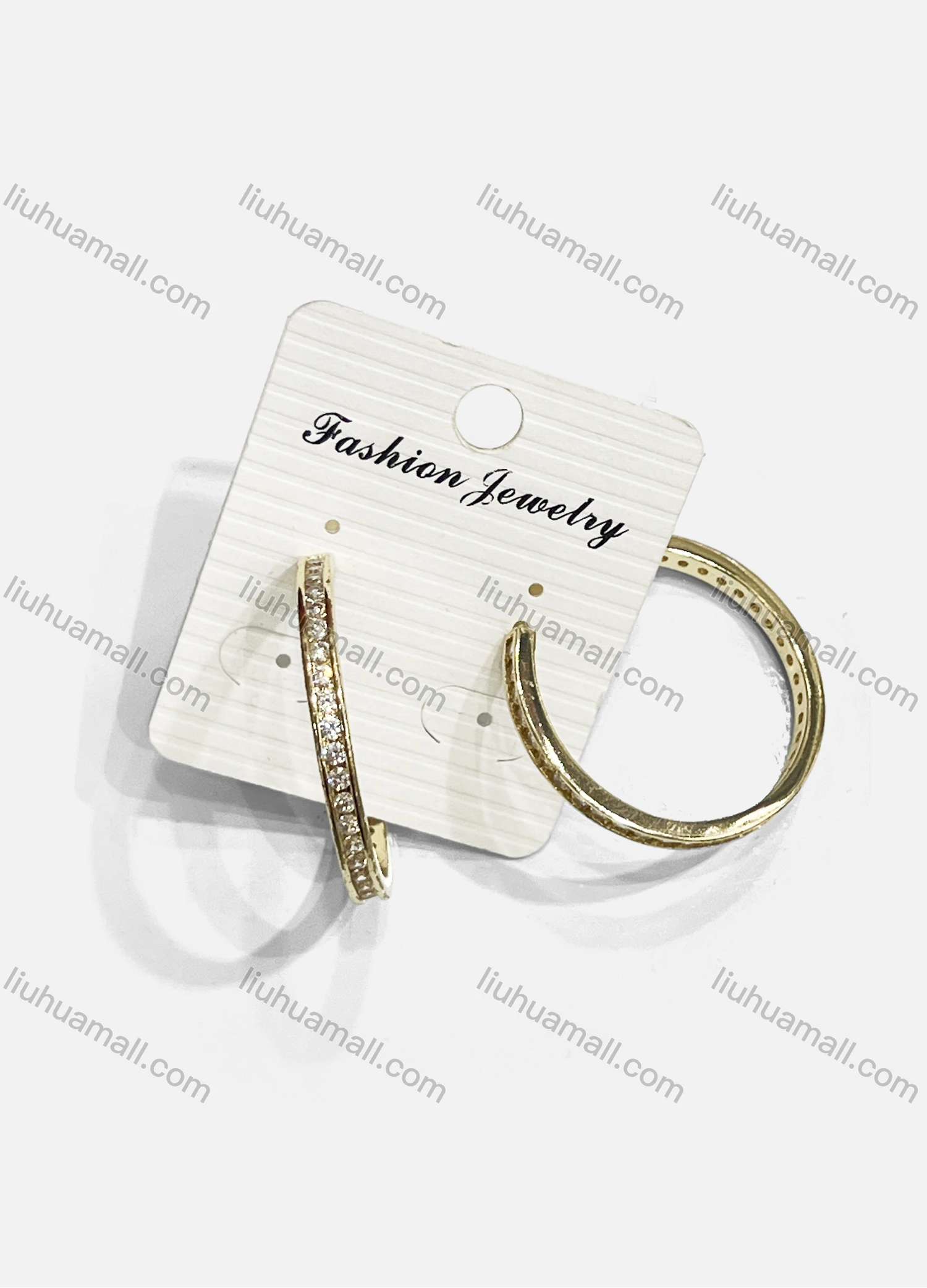 Wholesale Fashionable Copper Gold Plated Small Huggie Hoop Hypoallergenic Earrings - Liuhuamall