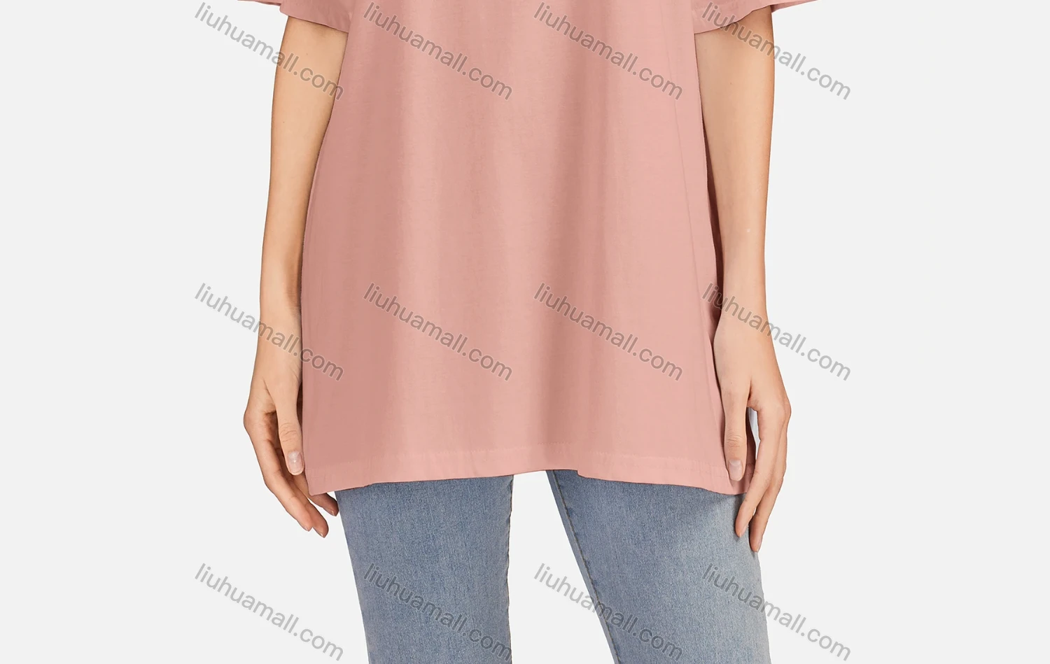 Wholesale Women's Casual Letter Round Neck Short Sleeve Tunic 3509# - Liuhuamall
