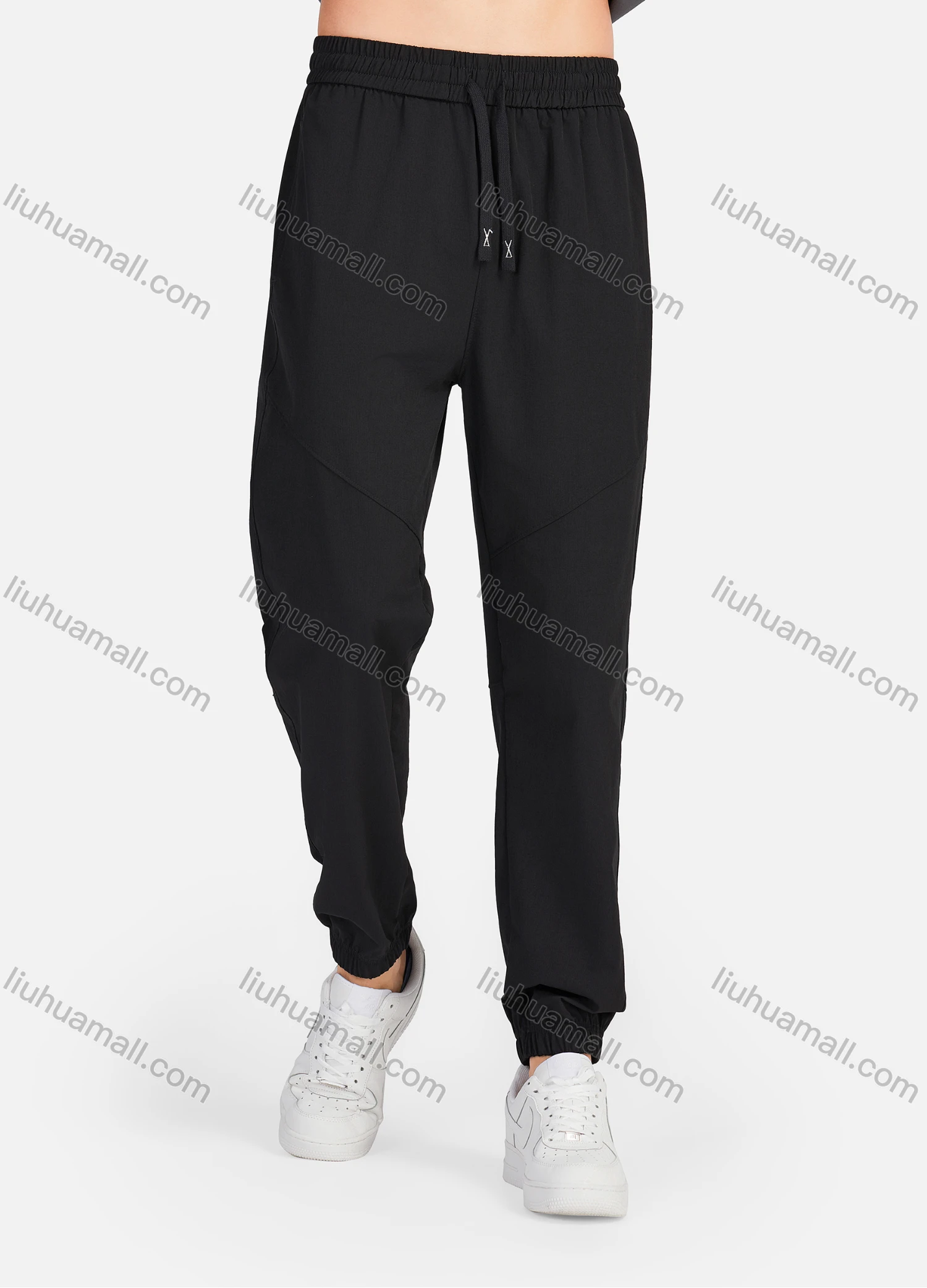 Wholesale Men's Casual Plain Drawstring Sporty Jogger Sweatpants B2001# - Liuhuamall
