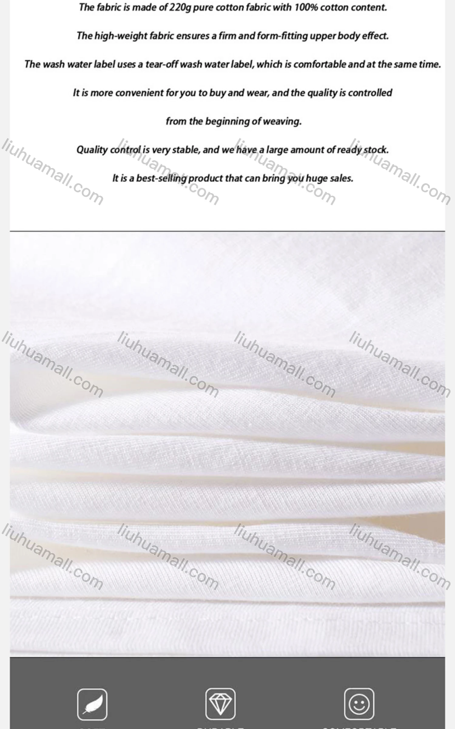 Wholesale Men's Casual Letter Round Neck Short Sleeve T-Shirts 17112# - Liuhuamall