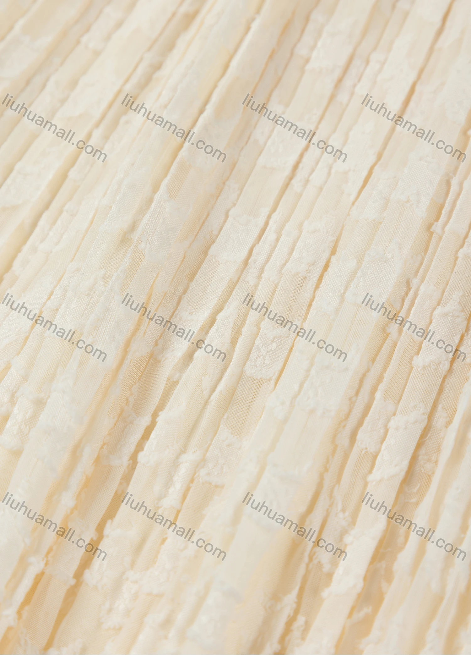 Wholesale Girls' Casual Elastic Waist Plain Pleated Splicing Maxi Skirt - Liuhuamall