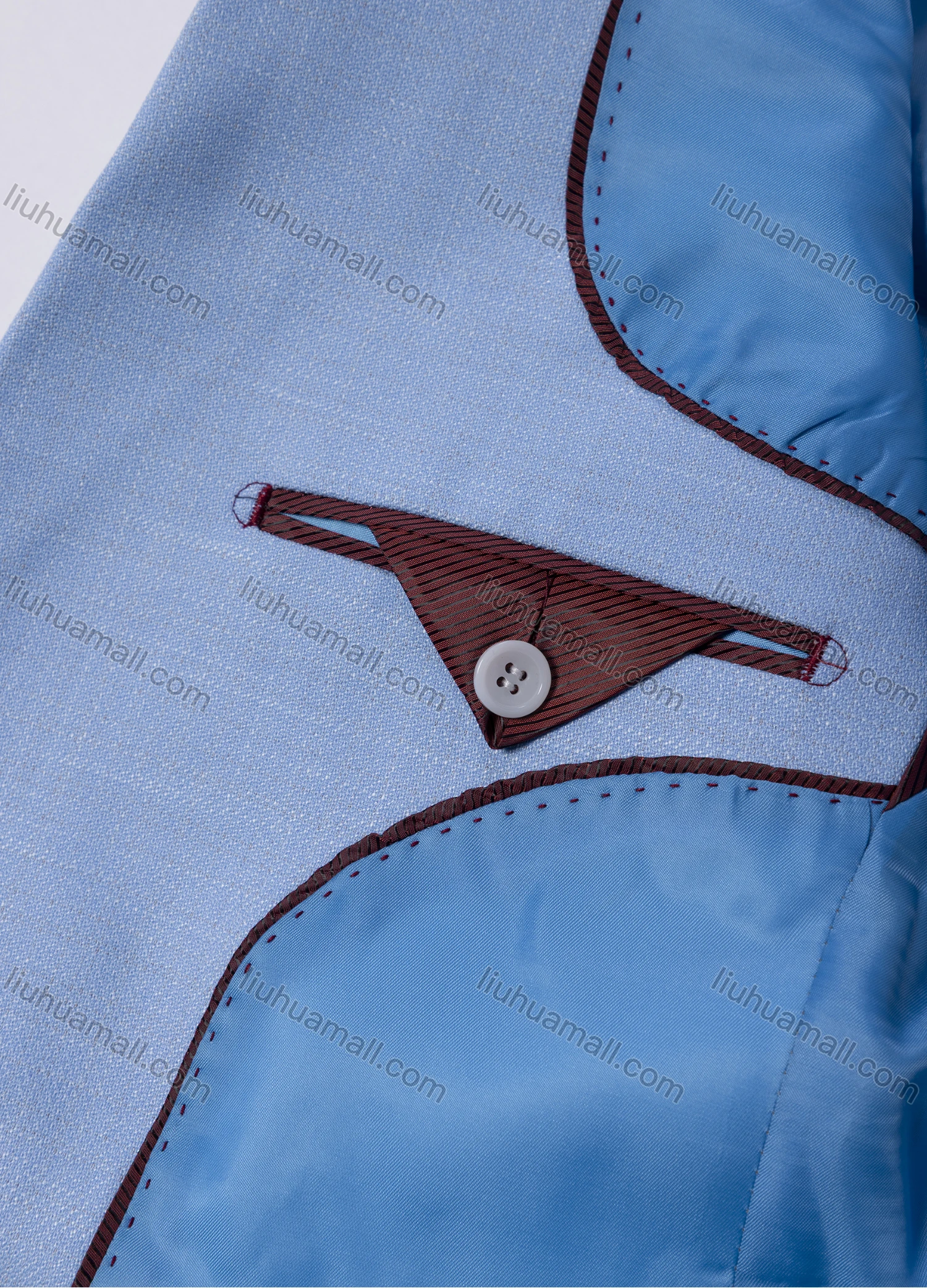 Wholesale Men's Formal Lapel One Button Plain Blazer & Waistcoat & Pants 3-piece Suit Set - Liuhuamall