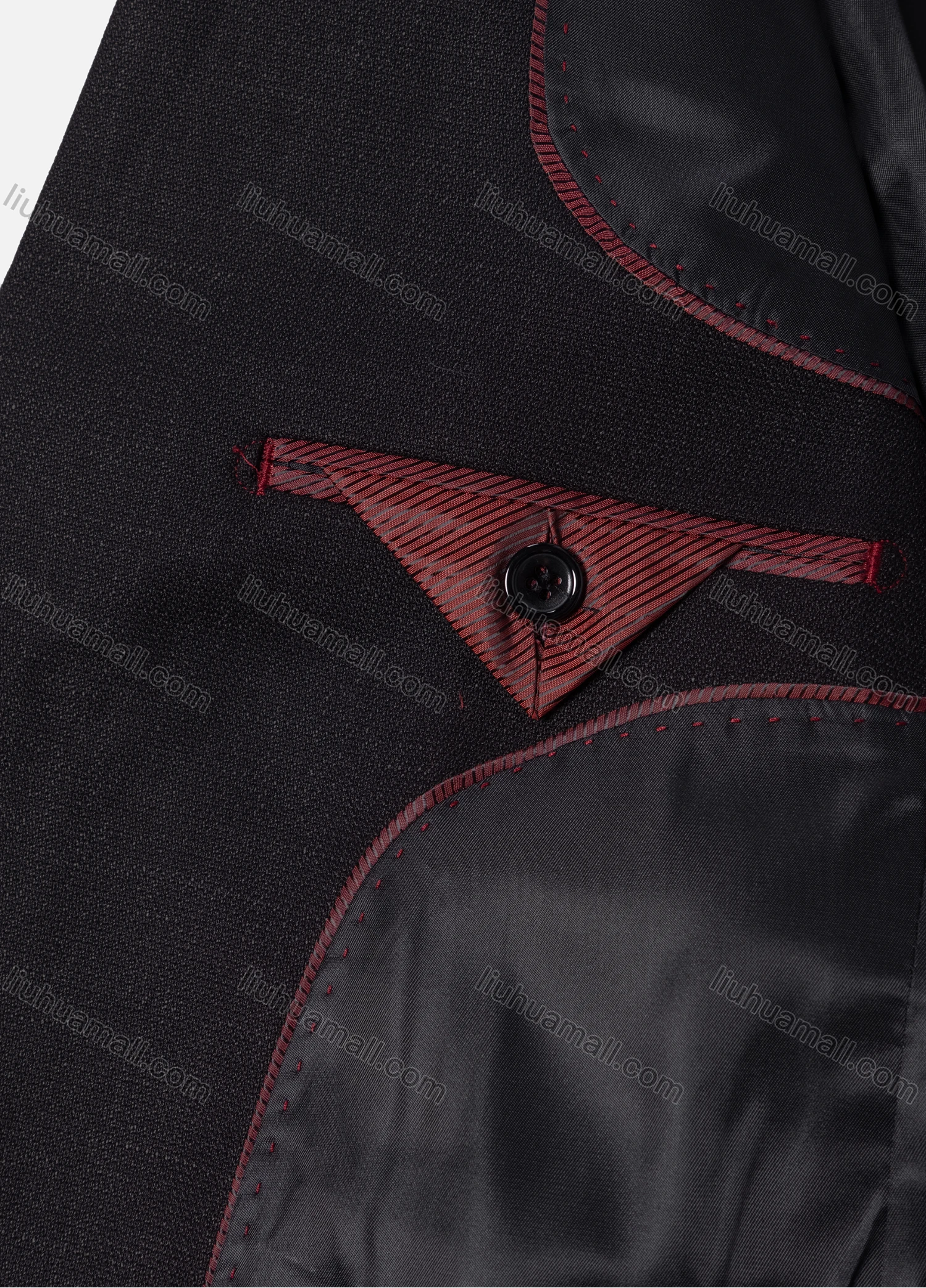 Wholesale Men's Formal Lapel One Button Plain Blazer & Waistcoat & Pants 3-piece Suit Set - Liuhuamall