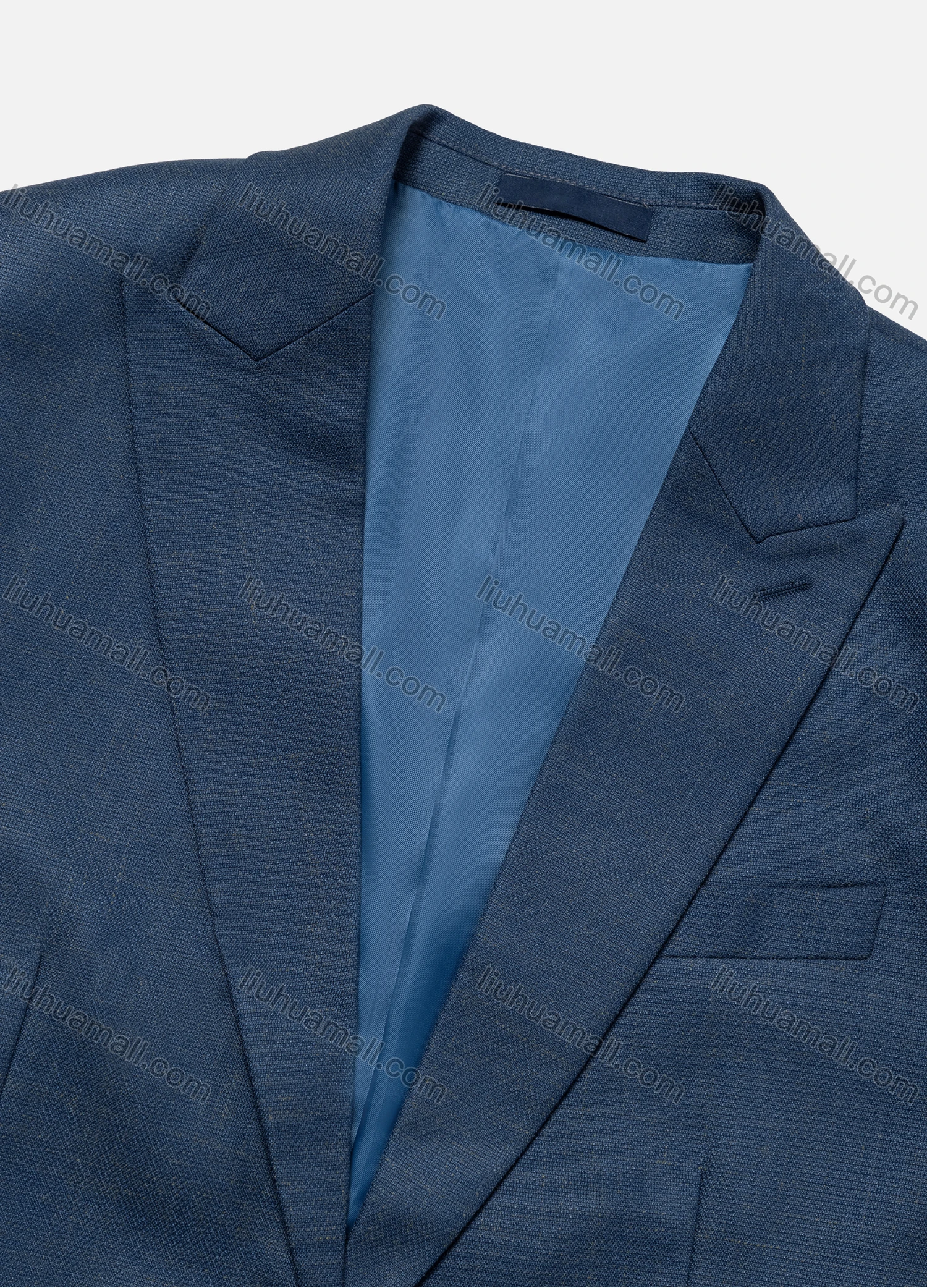 Wholesale Men's Formal Lapel One Button Plain Blazer & Waistcoat & Pants 3-piece Suit Set - Liuhuamall