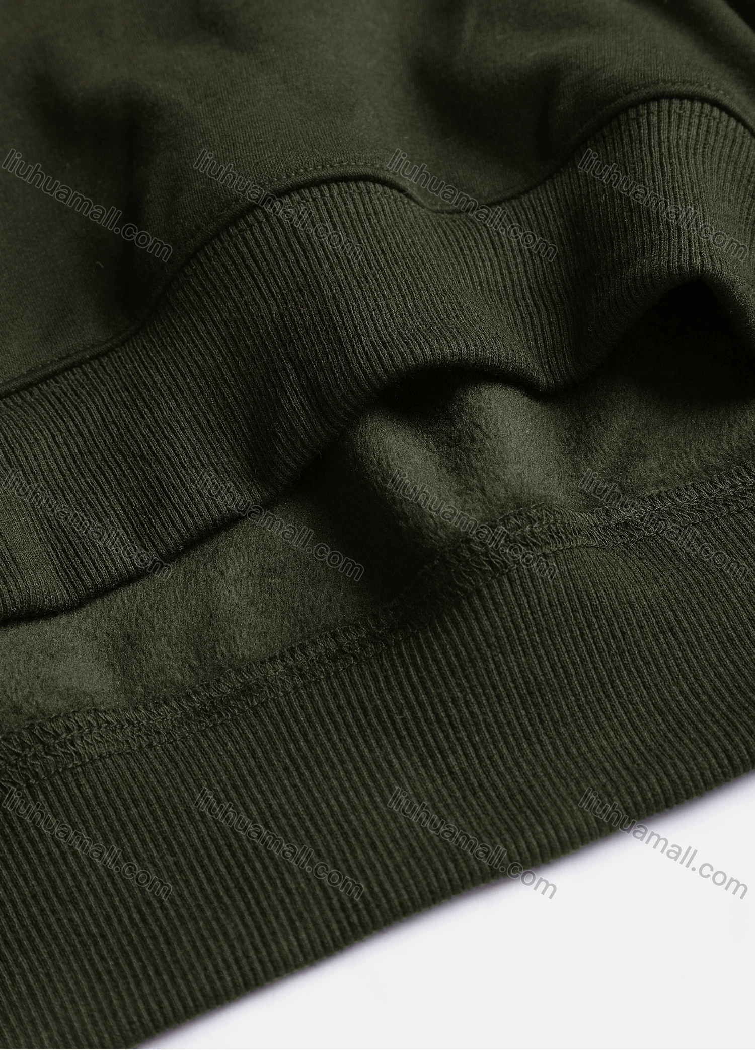 Wholesale Men's Casual Plain Kangaroo Pocket Thermal Drawstring Hoodie M1006# - Liuhuamall